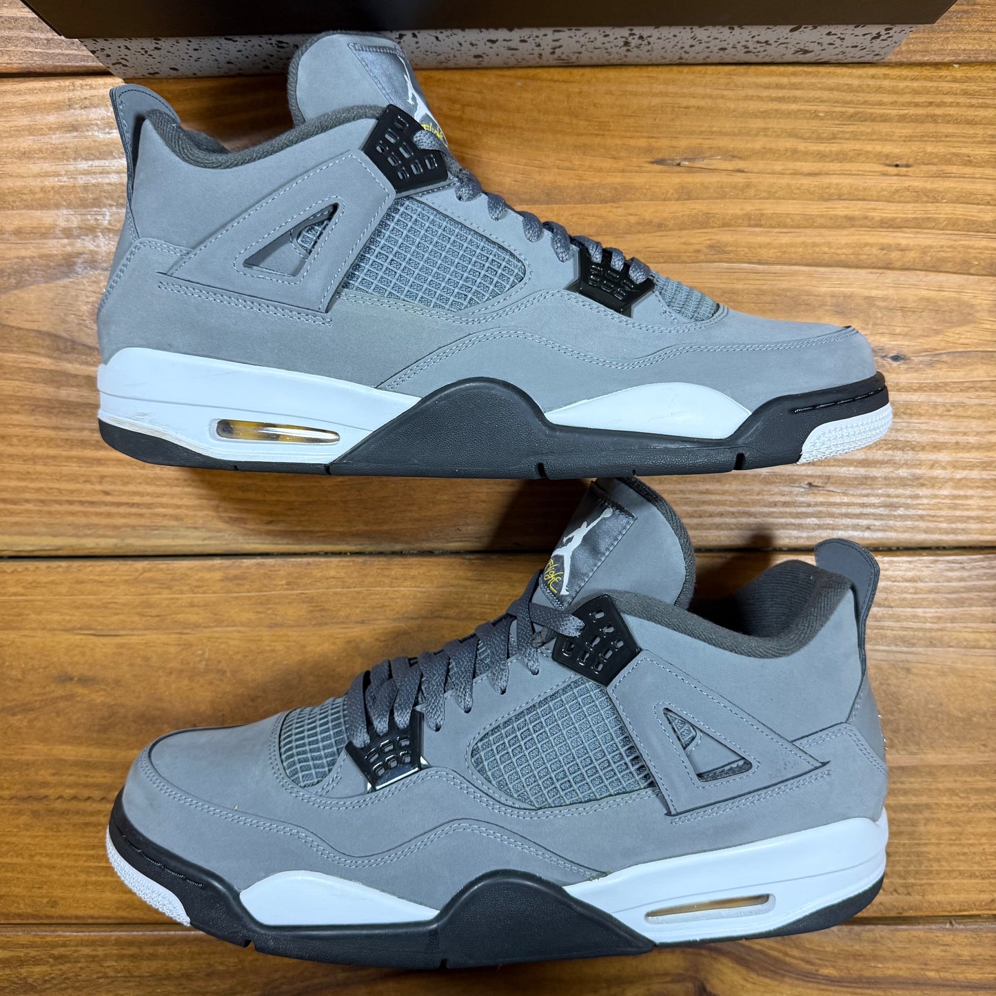 SIZE 14 - Jordan 4 Retro 'Cool Grey' 2019 (Used)
