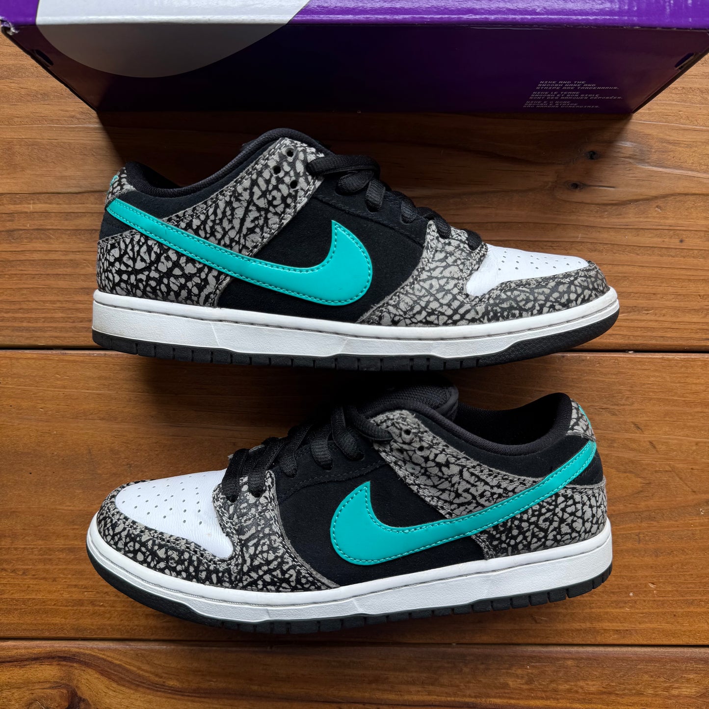 Size 8 - Dunk Low Pro SB 'Atmos Elephant' (Used/Replacement Box)