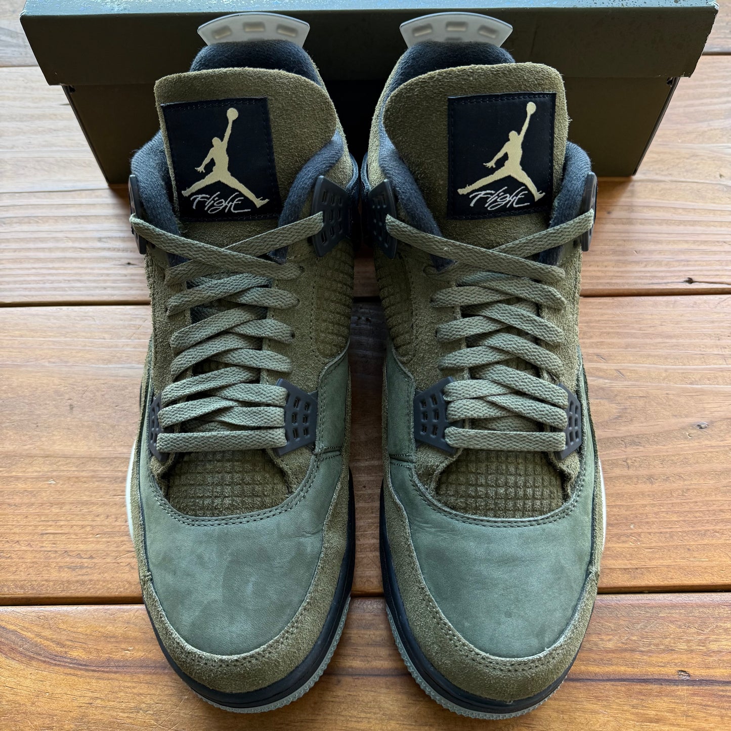Größe 47 - Jordan 4 Retro SE Craft 'Olive' (Gebraucht)