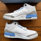 SIZE 12 - Jordan 3 Retro 'UNC' (Used)