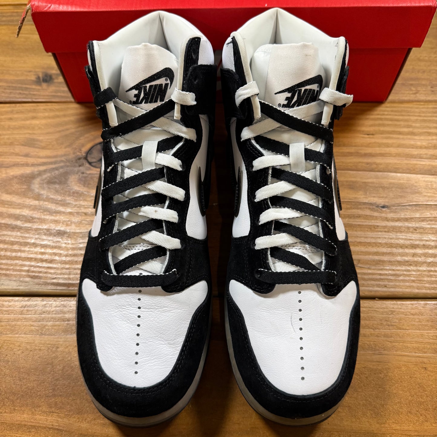 SIZE 12 - Slam Jam x Dunk High 'Black' (Used)