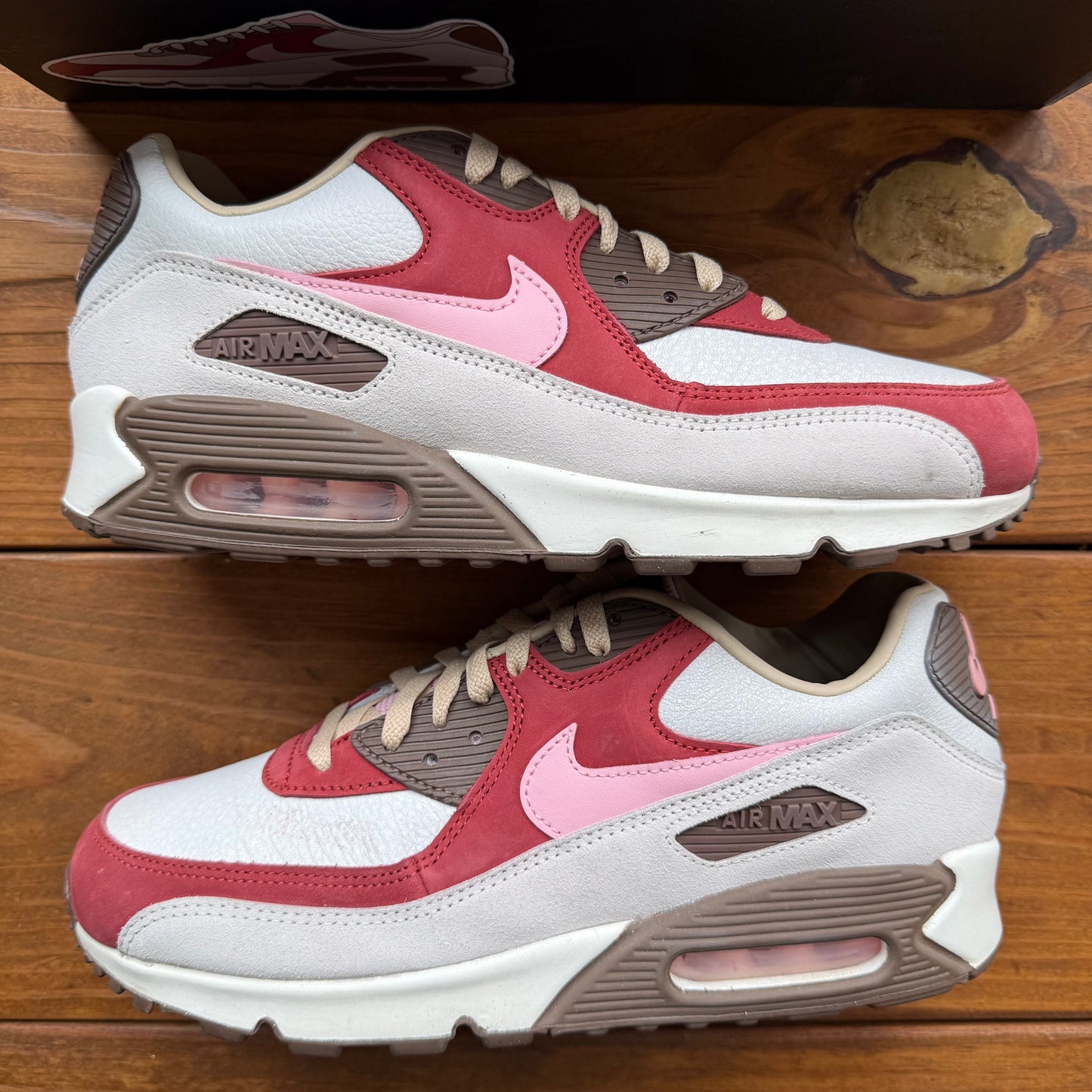 Size 10.5 - DQM x Air Max 90 'Bacon' 2021 (Used)