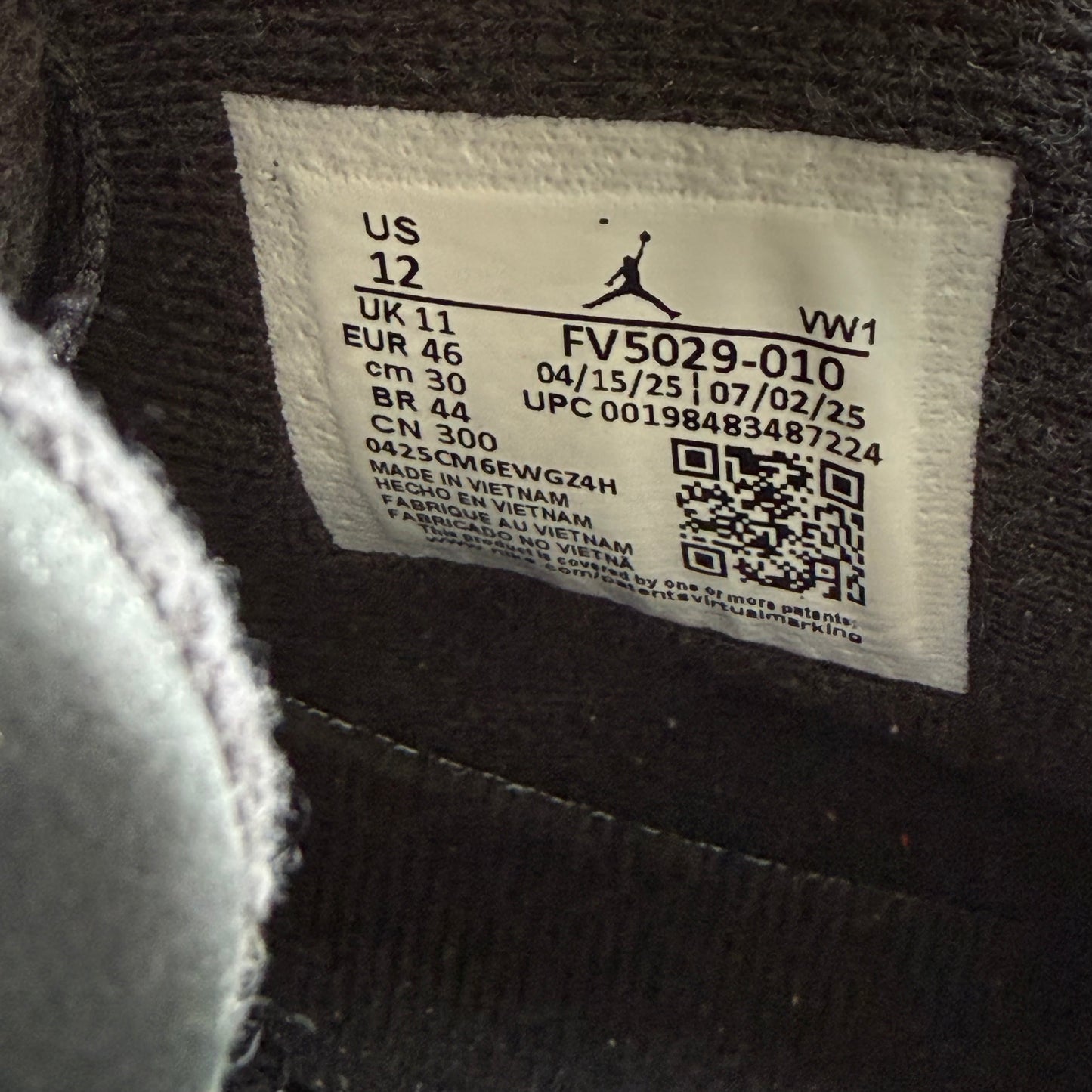 Size 12 - Jordan 4 Retro 'Black Cat' 2025 (Used)