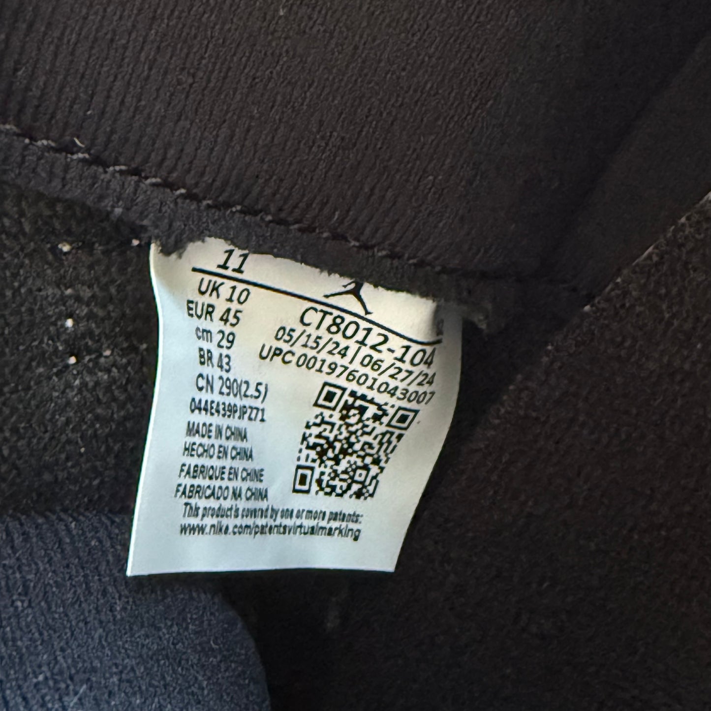 Size 11 - Jordan 11 Retro 'Columbia / Legend Blue' 2024 (Used)