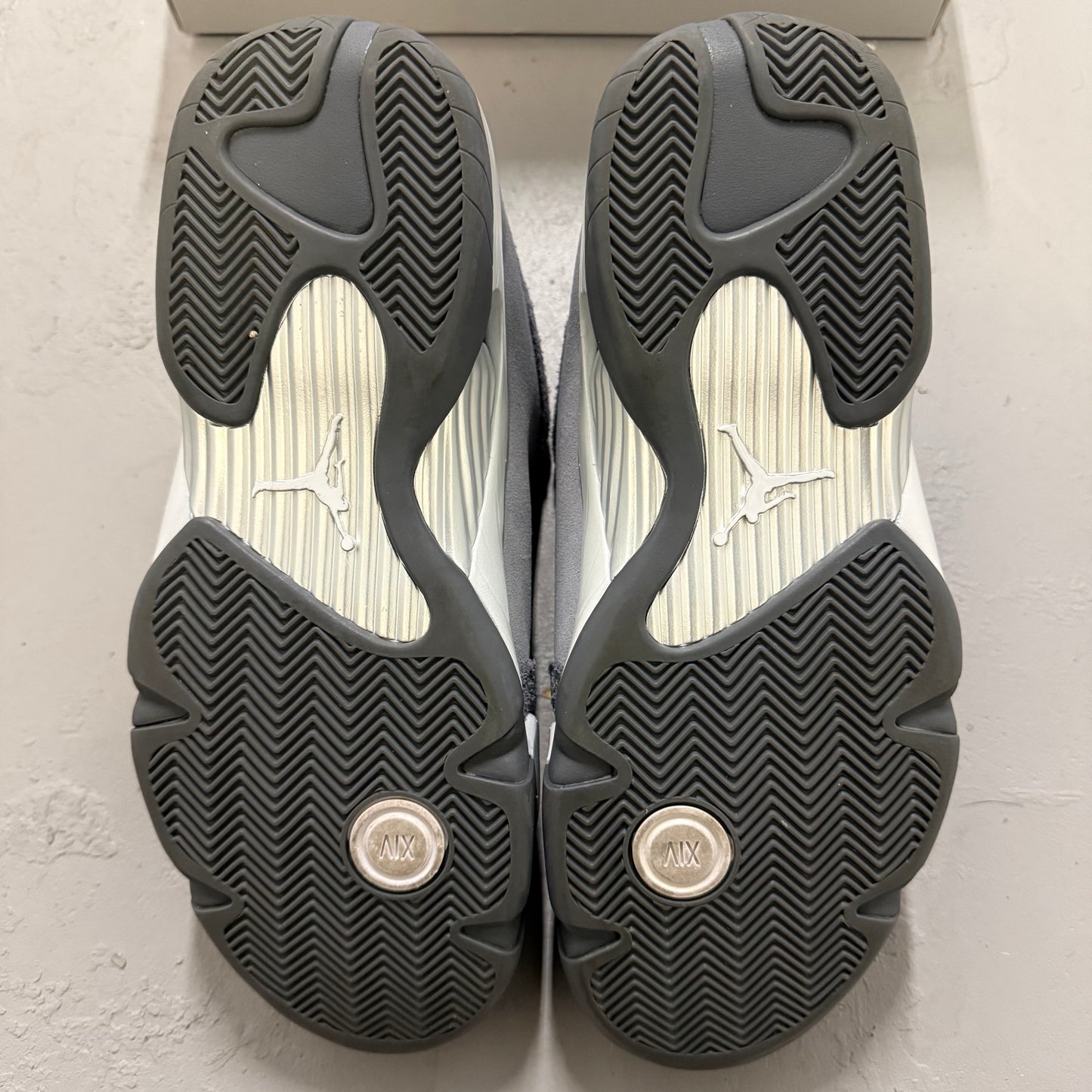 Size 11.5 - Jordan 14 Retro 'Flint Grey' (Used)