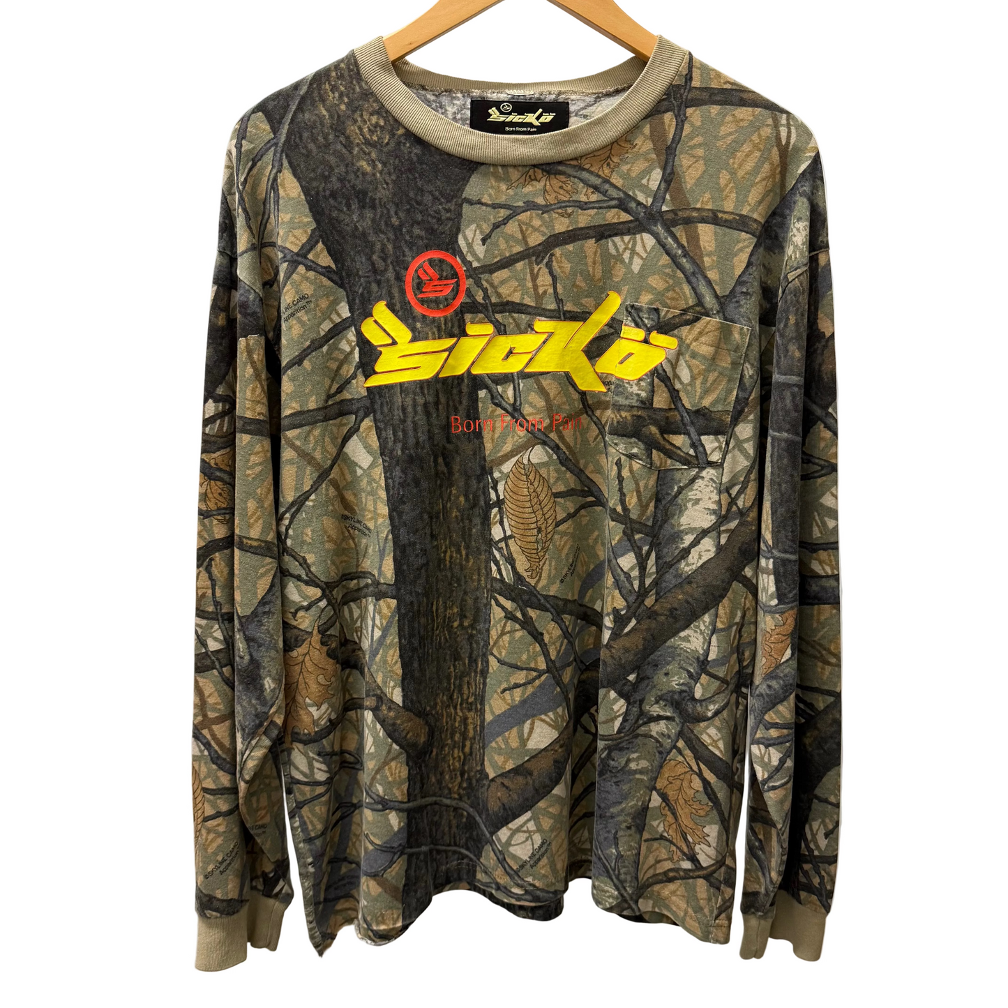 Large - Sicko Camo Longsleeve (Pre-Owned)