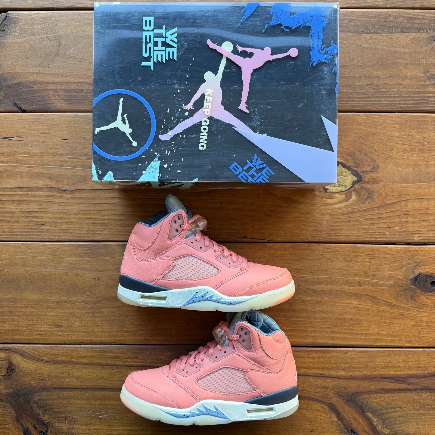 Size 9 - DJ Khaled x Jordan 5 Retro 'We The Best - Crimson Bliss' (Used)