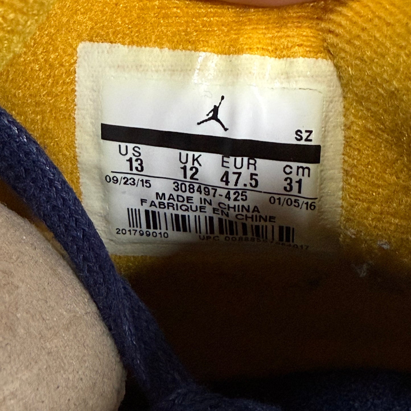 SIZE 13 - Jordan 4 Retro 'Dunk From Above' (Used)