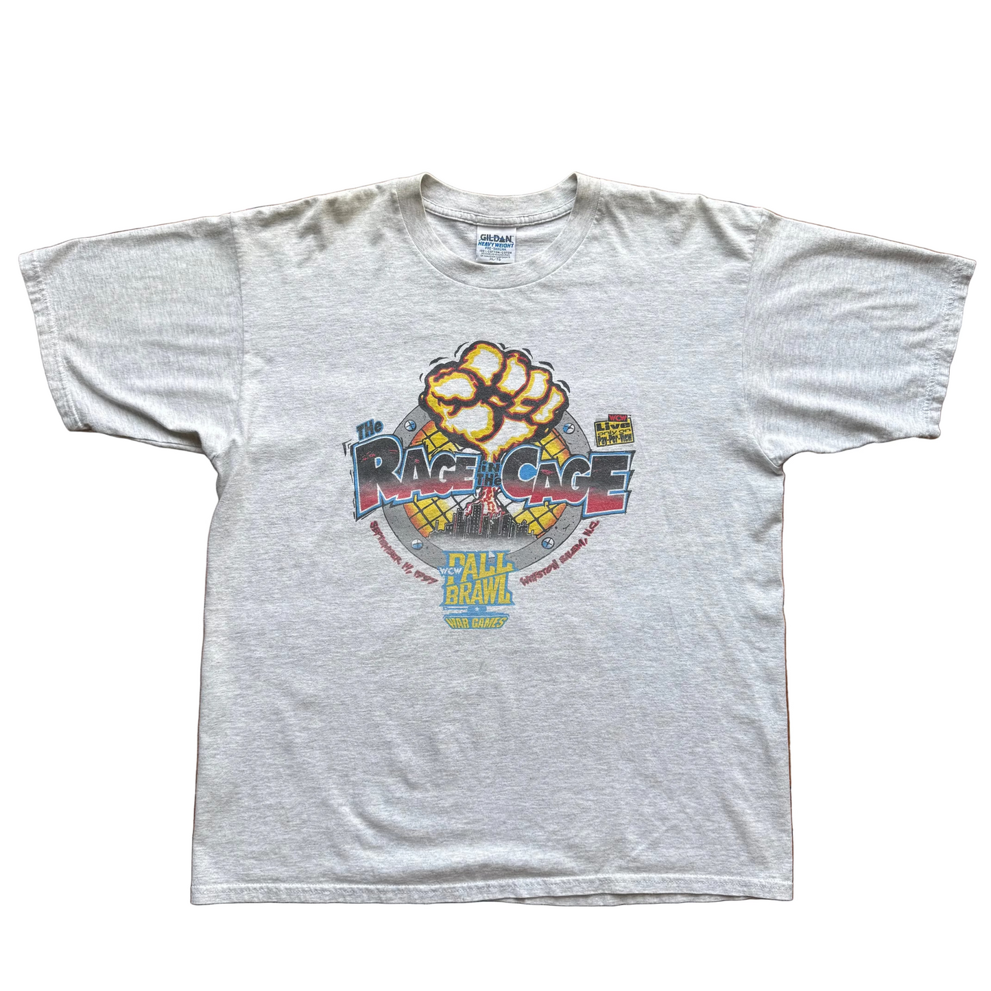 XL - Vintage Rage in Cage Wrestling Tee
