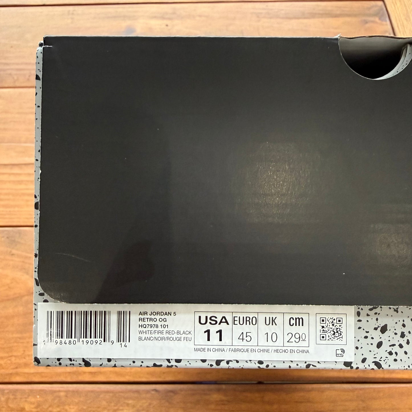 Size 11 - Jordan 5 Retro 'Fire Red' 2025 (Used)