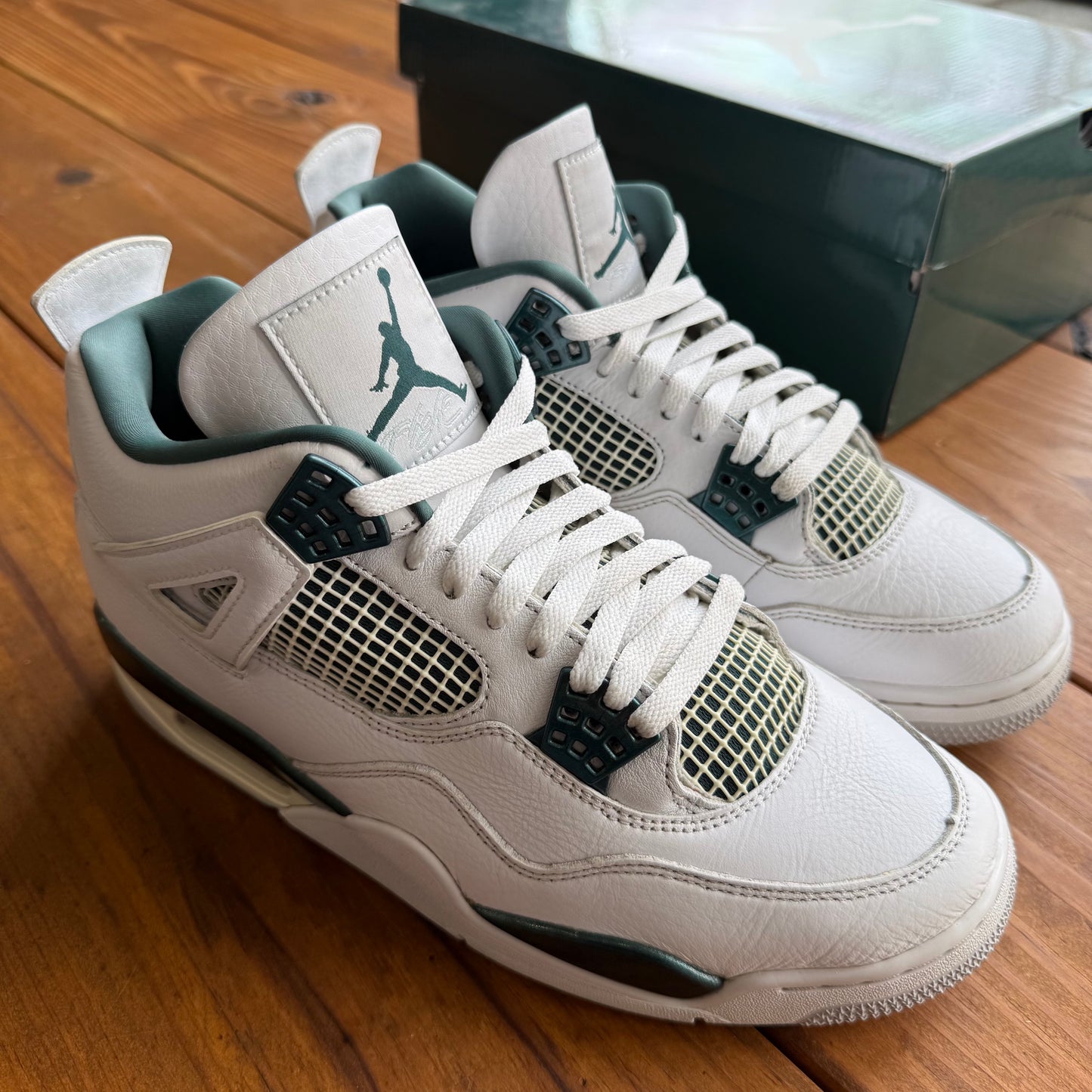 Size 10 - Jordan 4 Retro 'Oxidized Green' (Used)