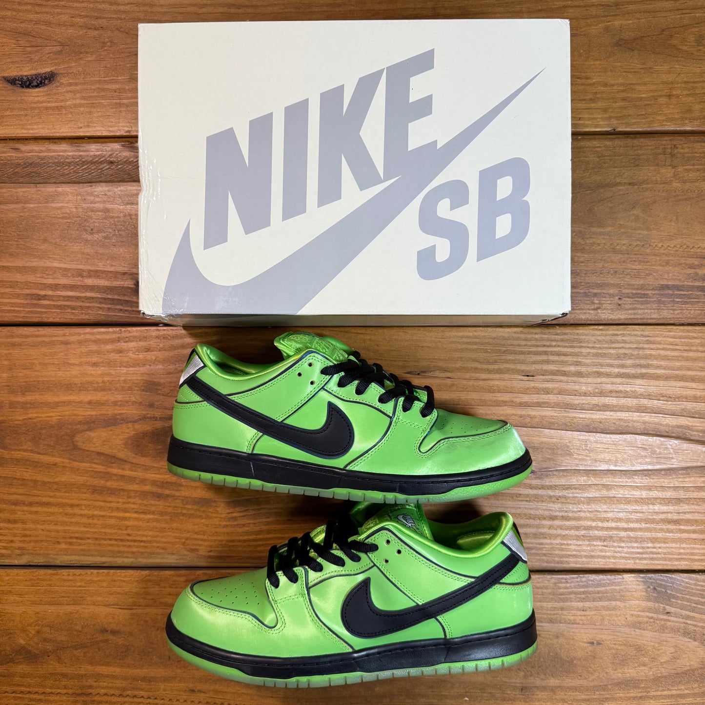 Size 12 - The Powerpuff Girls x Dunk Low Pro SB QS 'Buttercup' (Used)