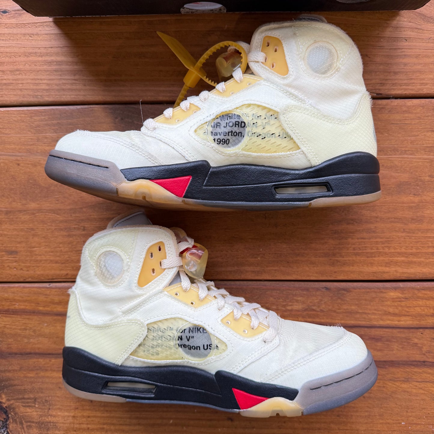 Size 8 - Off-White x Jordan 5 SP 'Sail' (Used)