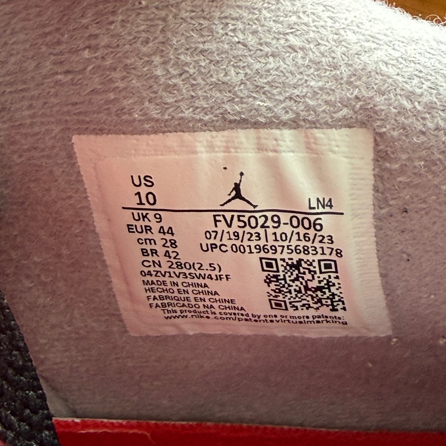 Size 10 - Jordan 4 Retro 'Bred Reimagined' (Used)