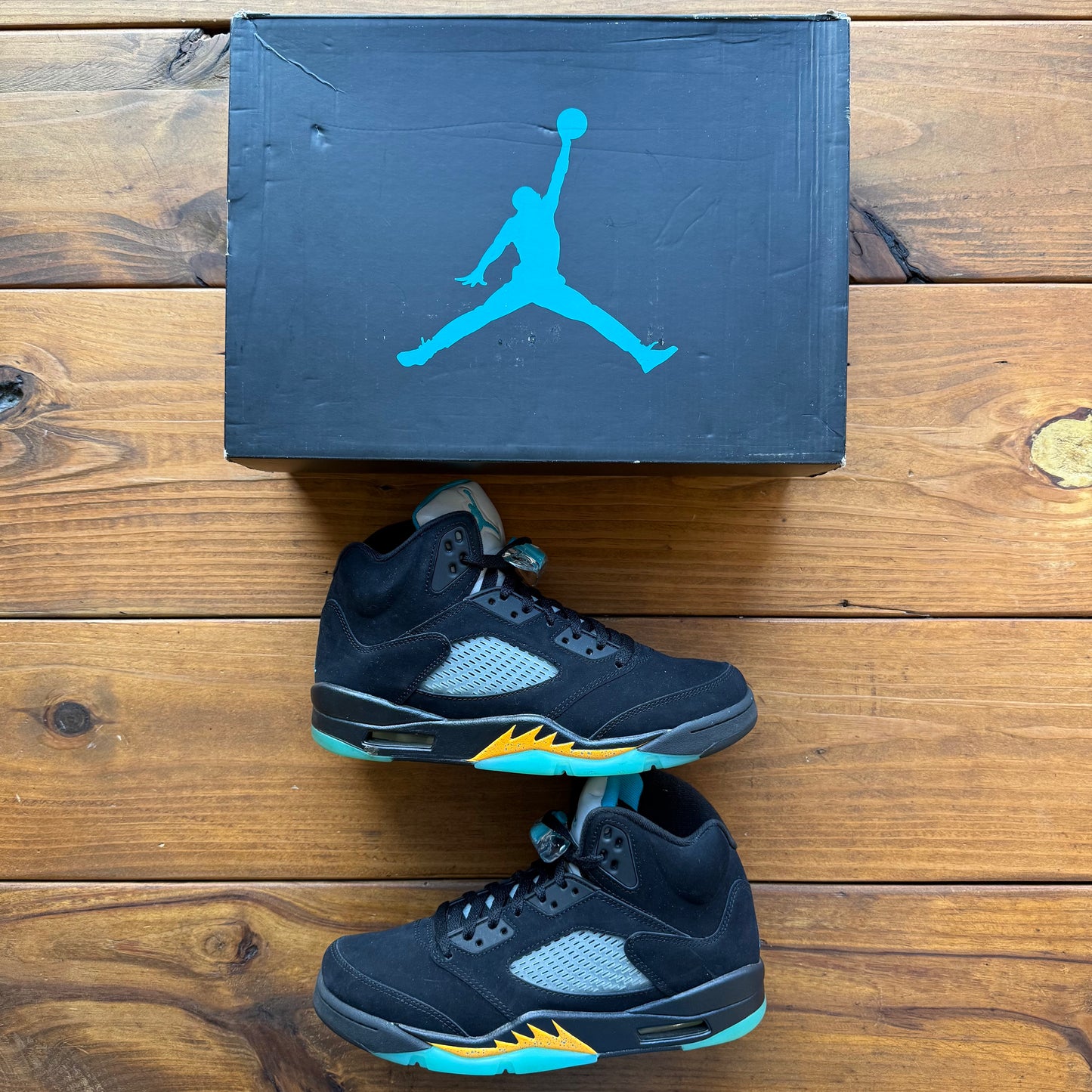 Size 8.5 - Jordan 5 Retro 'Aqua' (Used)