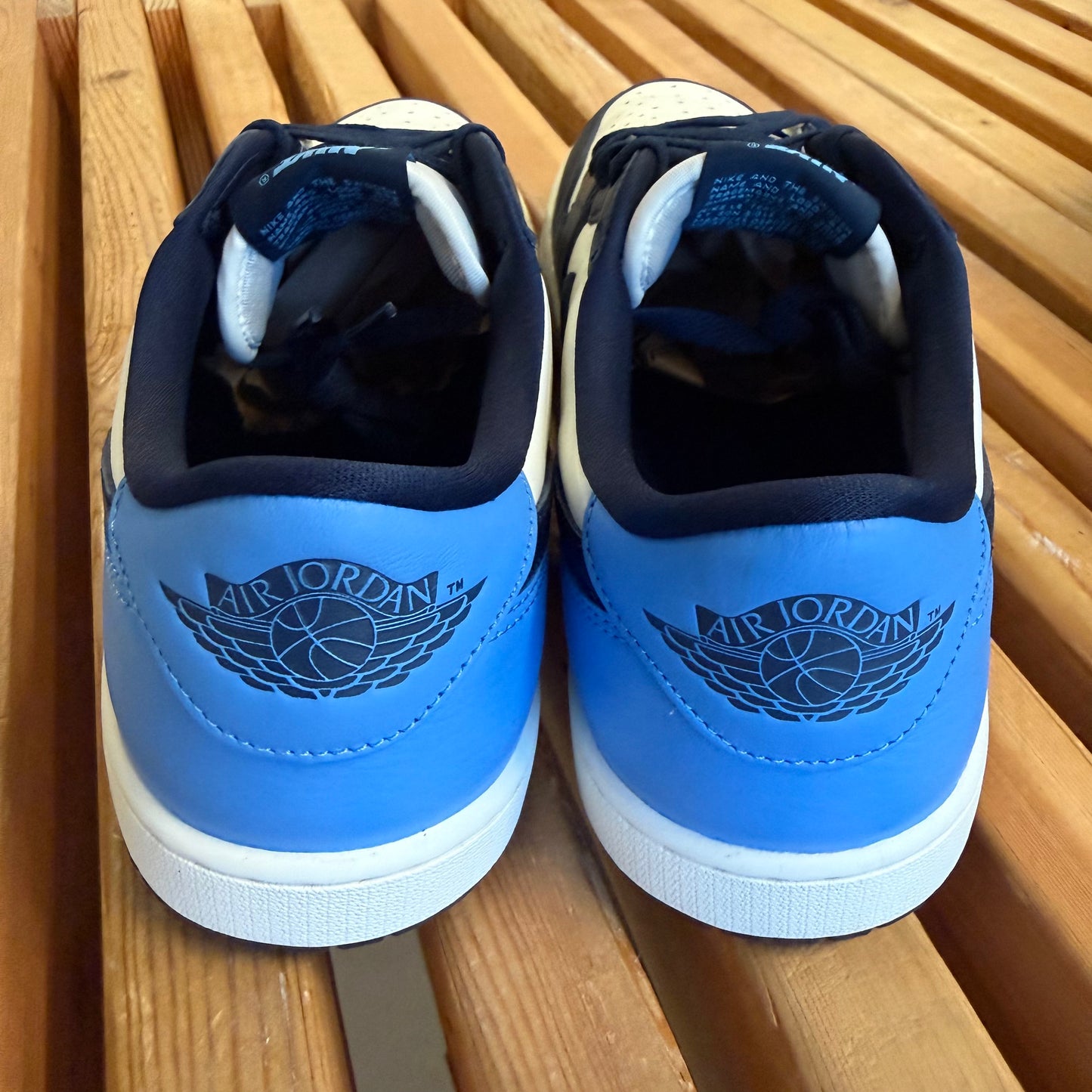 Size 13 - Jordan 1 Retro Low OG 'Obsidian UNC' (Used/Damaged Box)