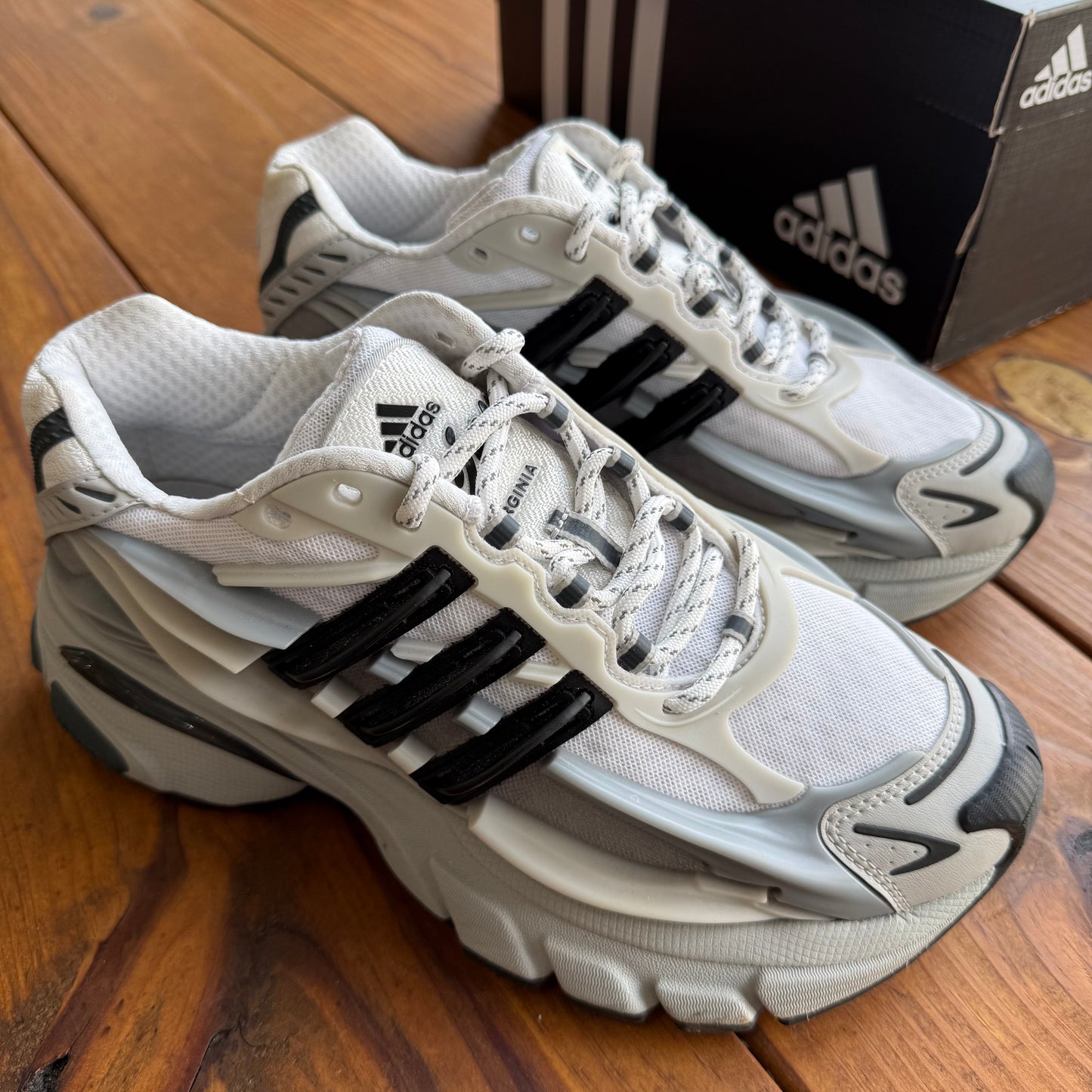 Size 8.5 - Pharrell x VIRGINIA x Adistar Jellyfish 'Solid Grey Black' (Used)