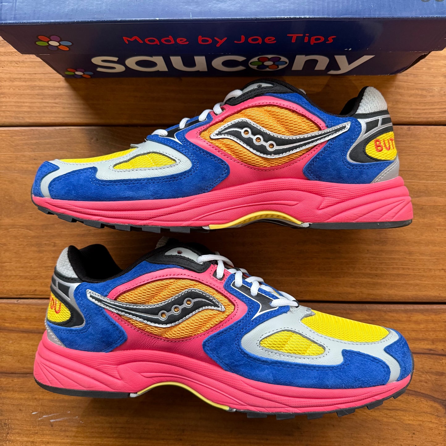 SIZE 13 - Jae Tips x Grid Jazz 9 'I Love You But I'm Busy' (Used)