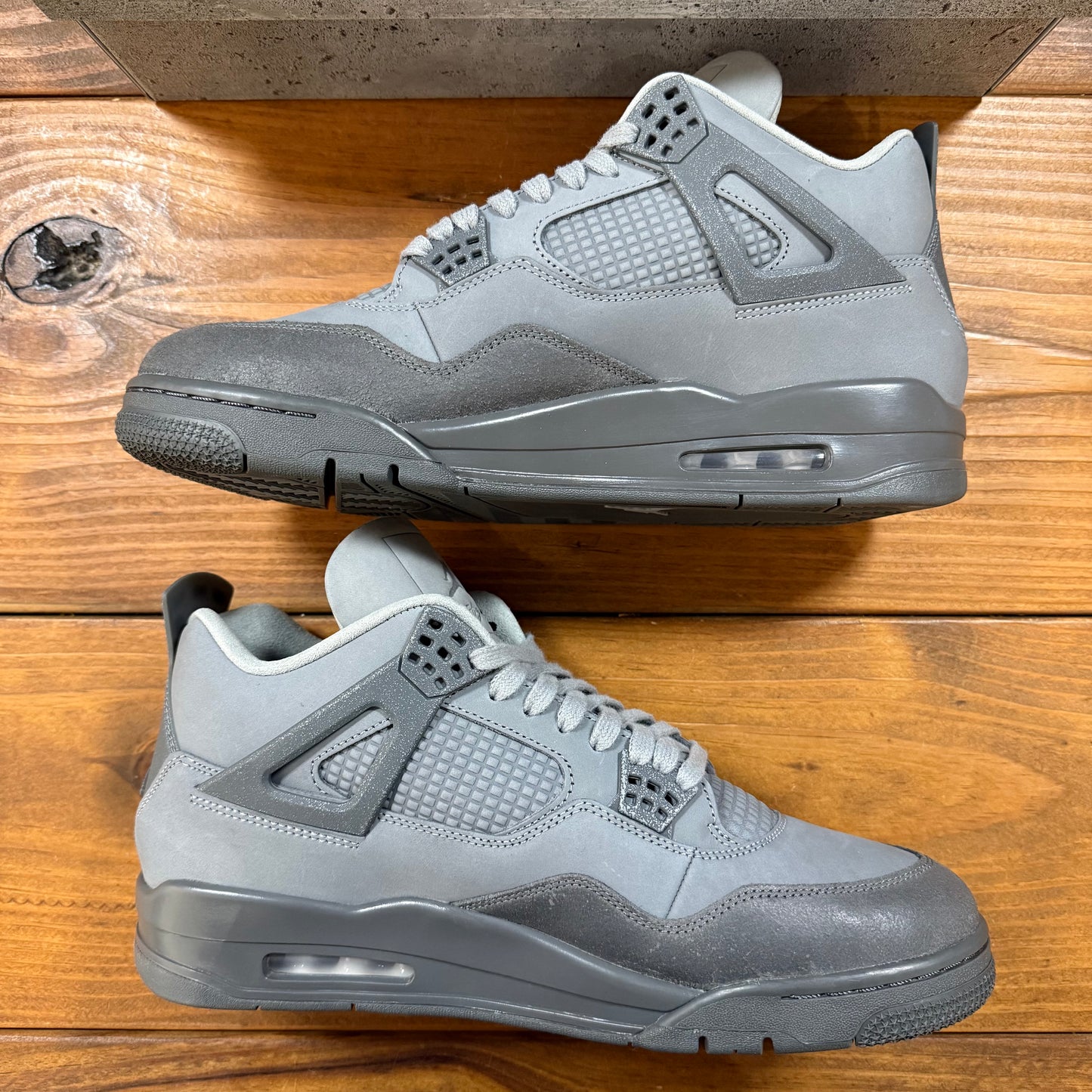 SIZE 12 - Jordan 4 Retro SE 'Wet Cement' (Used)