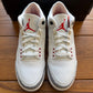 Size 8 - Jordan 3 Retro 'White Cement Reimagined' (Used)