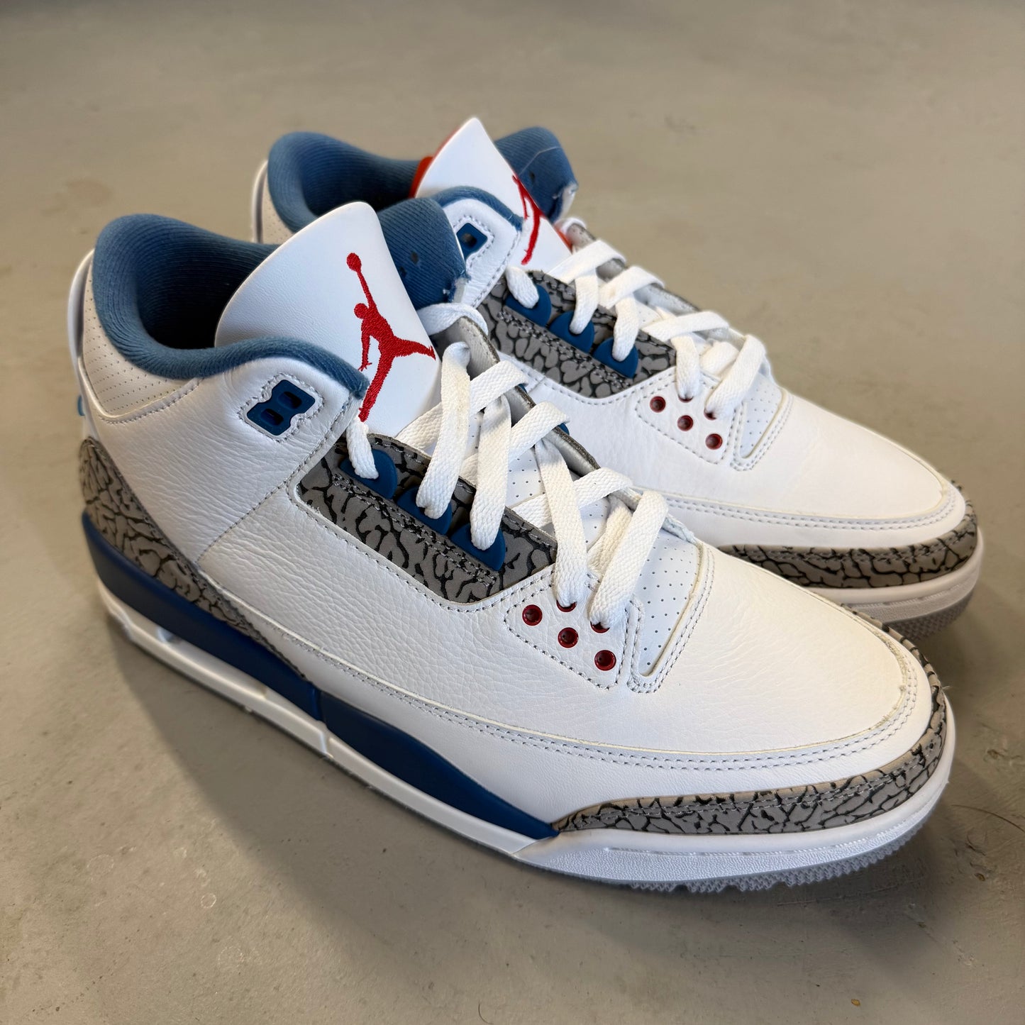Size 10 - Jordan 3 'True Blue' 2026 (Used)