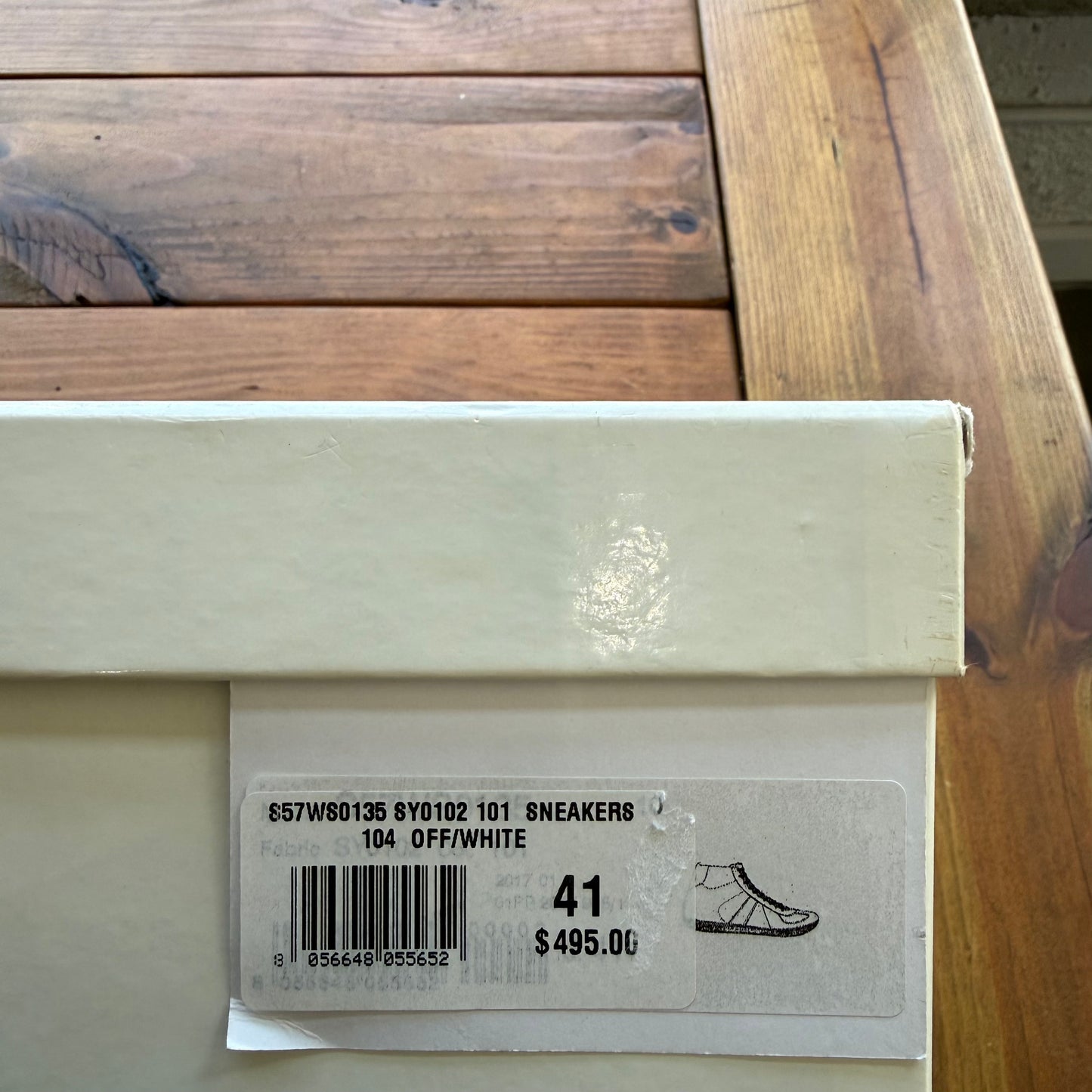 Talla 41 - Maison Margiela Replica High 'White Grey' (Usado)