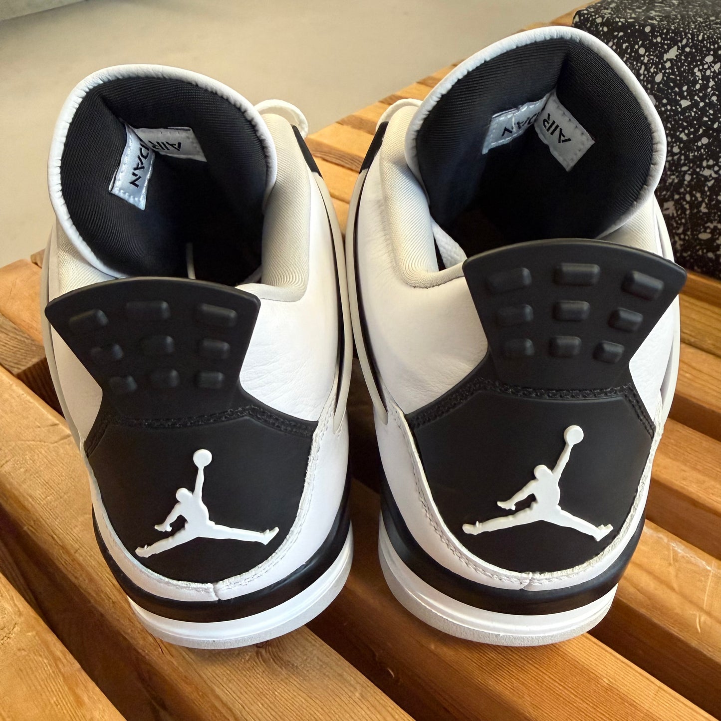 Size 10 - Jordan 4 Retro 'Military Black' (Used)