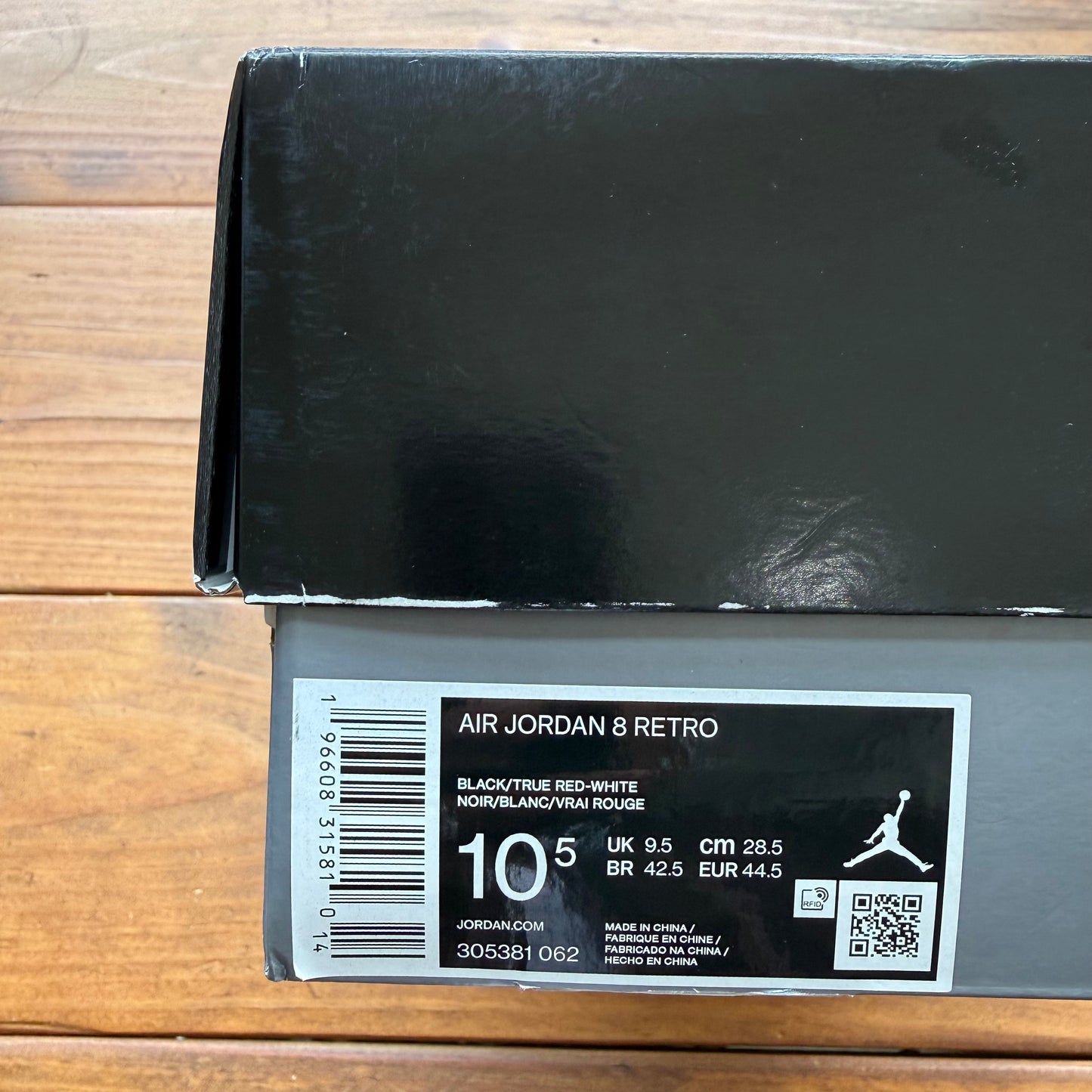 Größe 44.5 - Jordan 8 Retro 'Playoff' 2023 (Gebraucht)