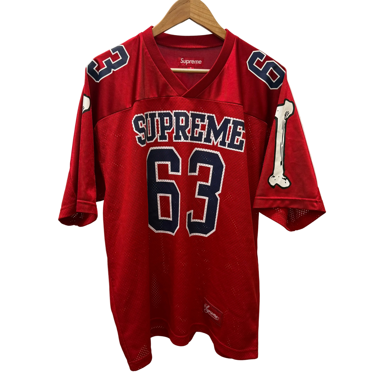 Supreme Bones Football Jersey 'Red' (Pre-Owned) - Medium