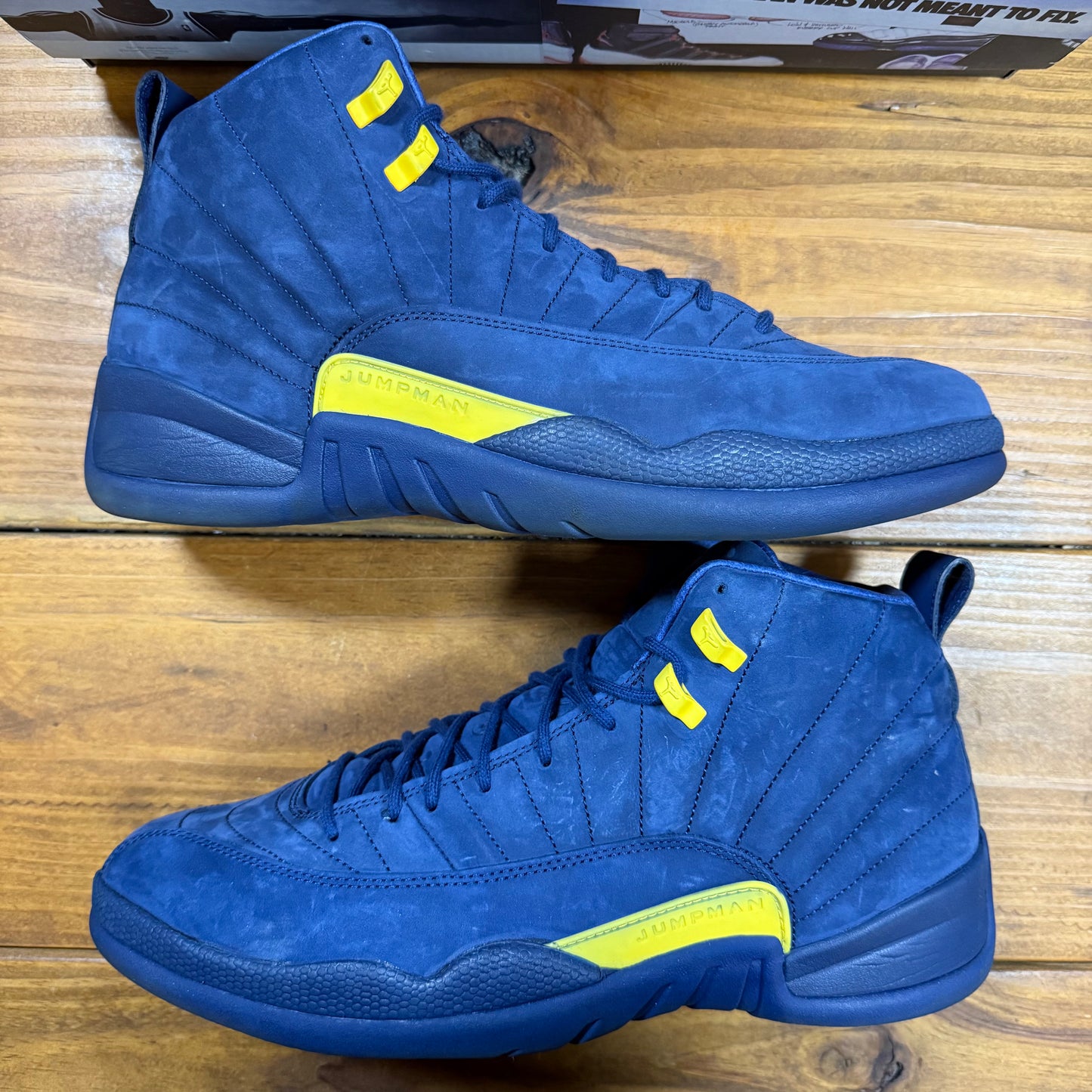 SIZE 14 - Jordan 12 Retro 'Michigan' (Used)