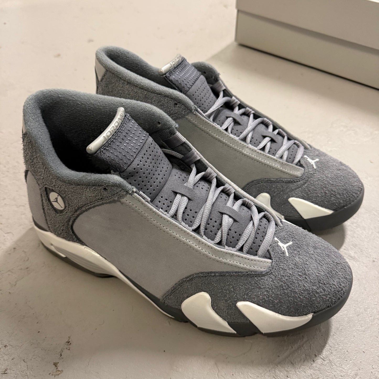Size 11.5 - Jordan 14 Retro 'Flint Grey' (Used)
