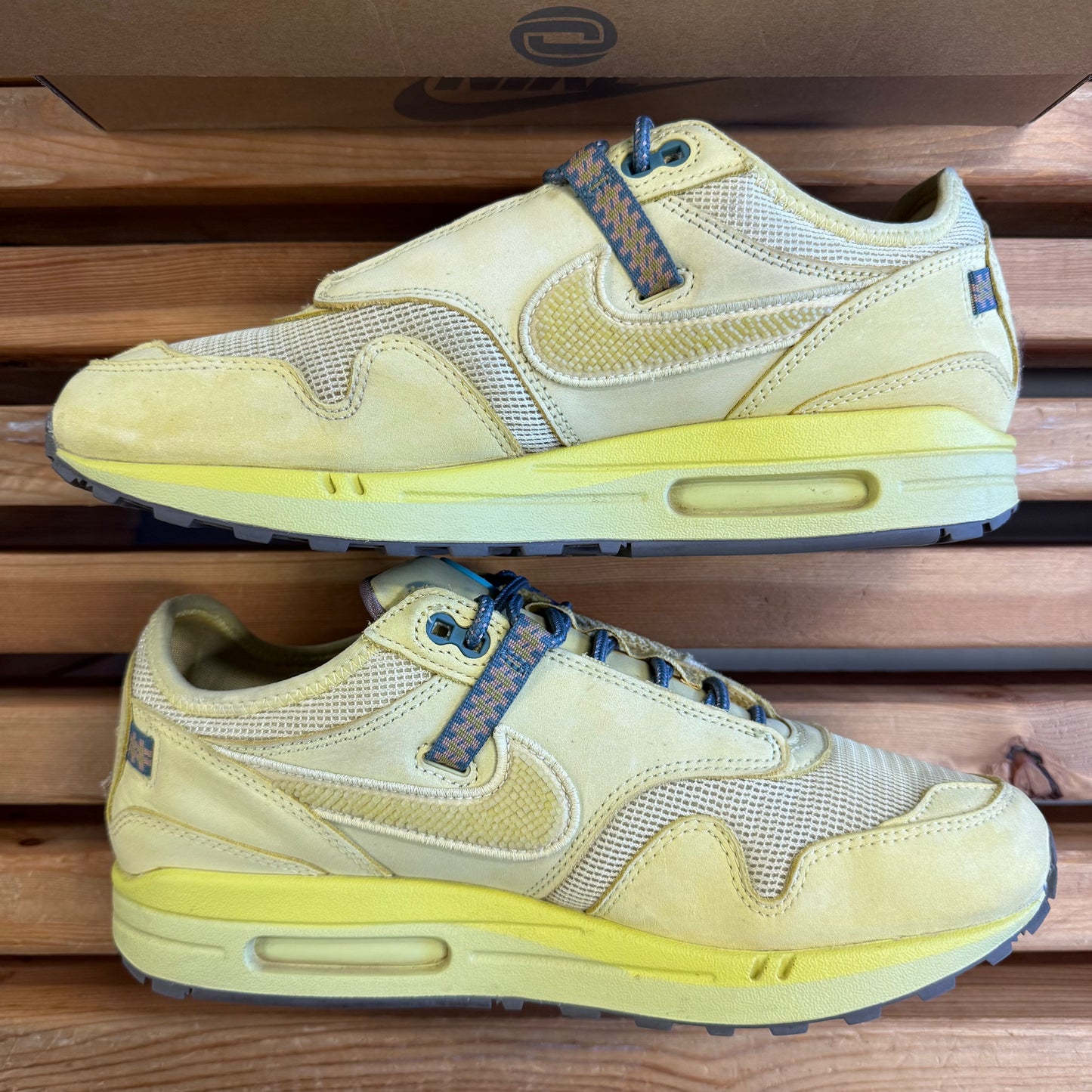 Size 10.5 - Travis Scott x Air Max 1 'Saturn Gold' (Used)