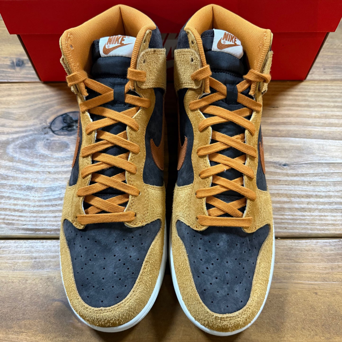 SIZE 12 - Dunk High Premium 'Dark Curry' (Used)