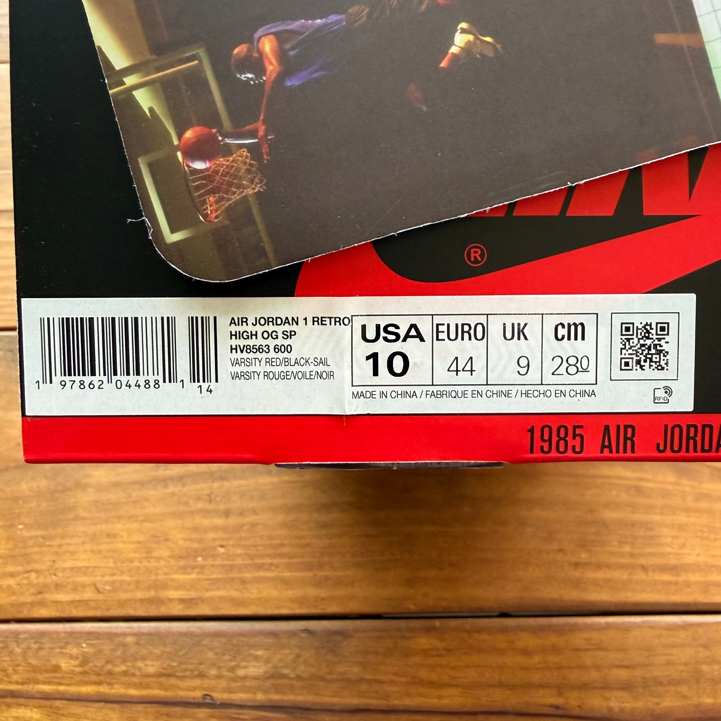 Size 10 - Union LA x Jordan 1 Retro High OG SP 'Chicago Shadow' (Used)