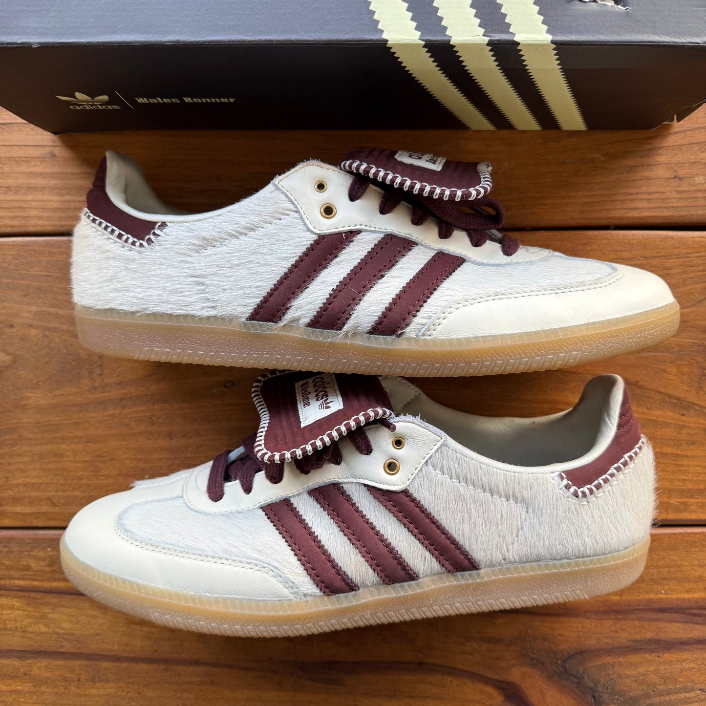 Size 12.5 - Wales Bonner x Samba Pony 'Cream White' (Used)