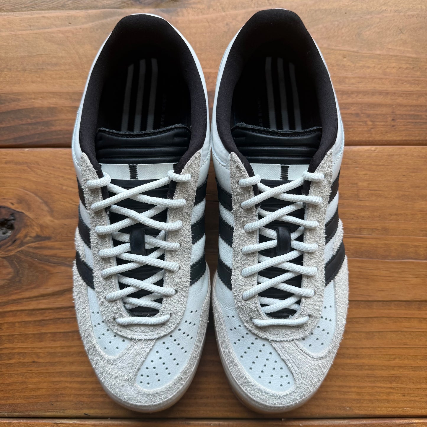 SIZE 10 - Bad Bunny x Gazelle Indoor 'Core White' (Used/No Box)