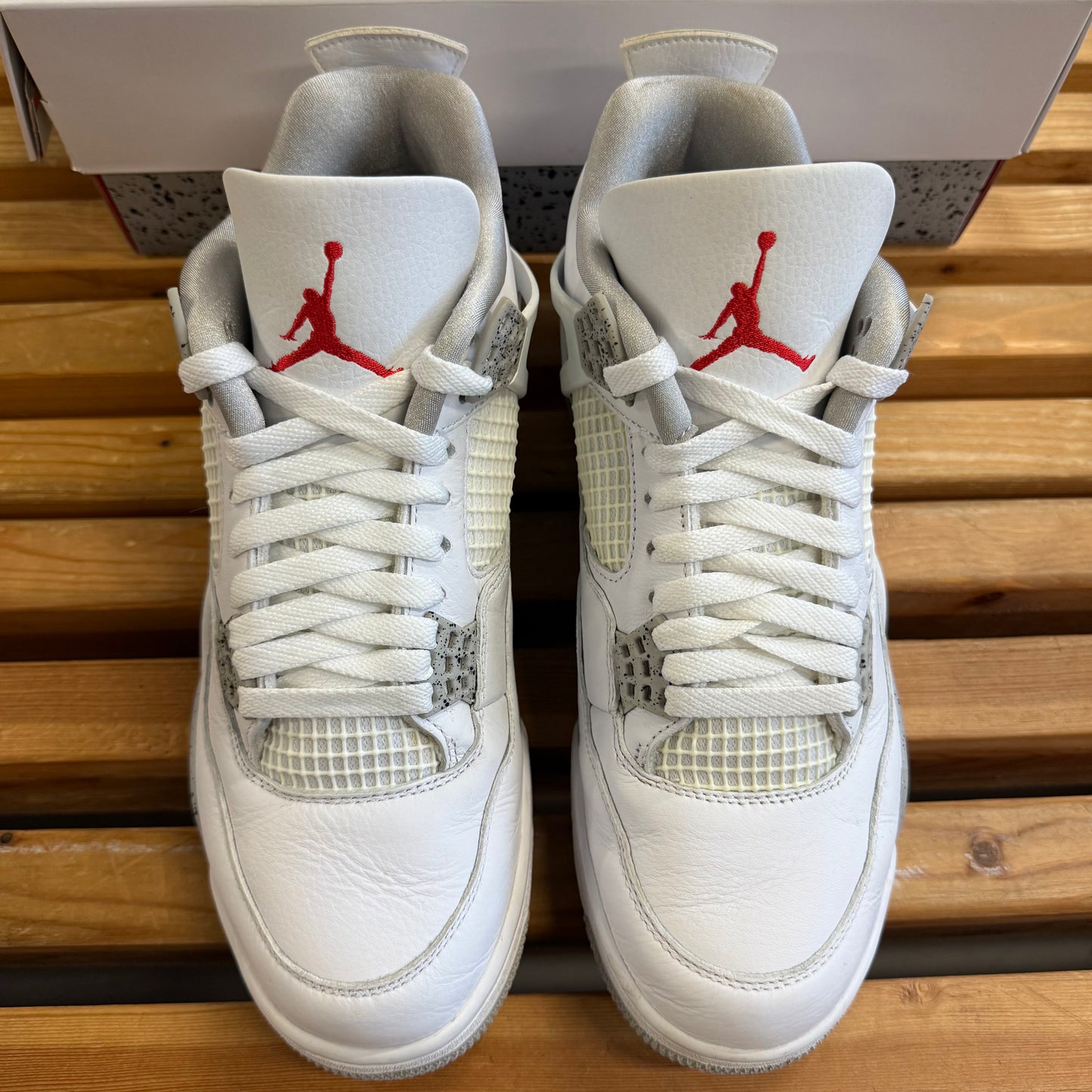 Jordan 4 Retro 'White Oreo' (Used) - Size 10