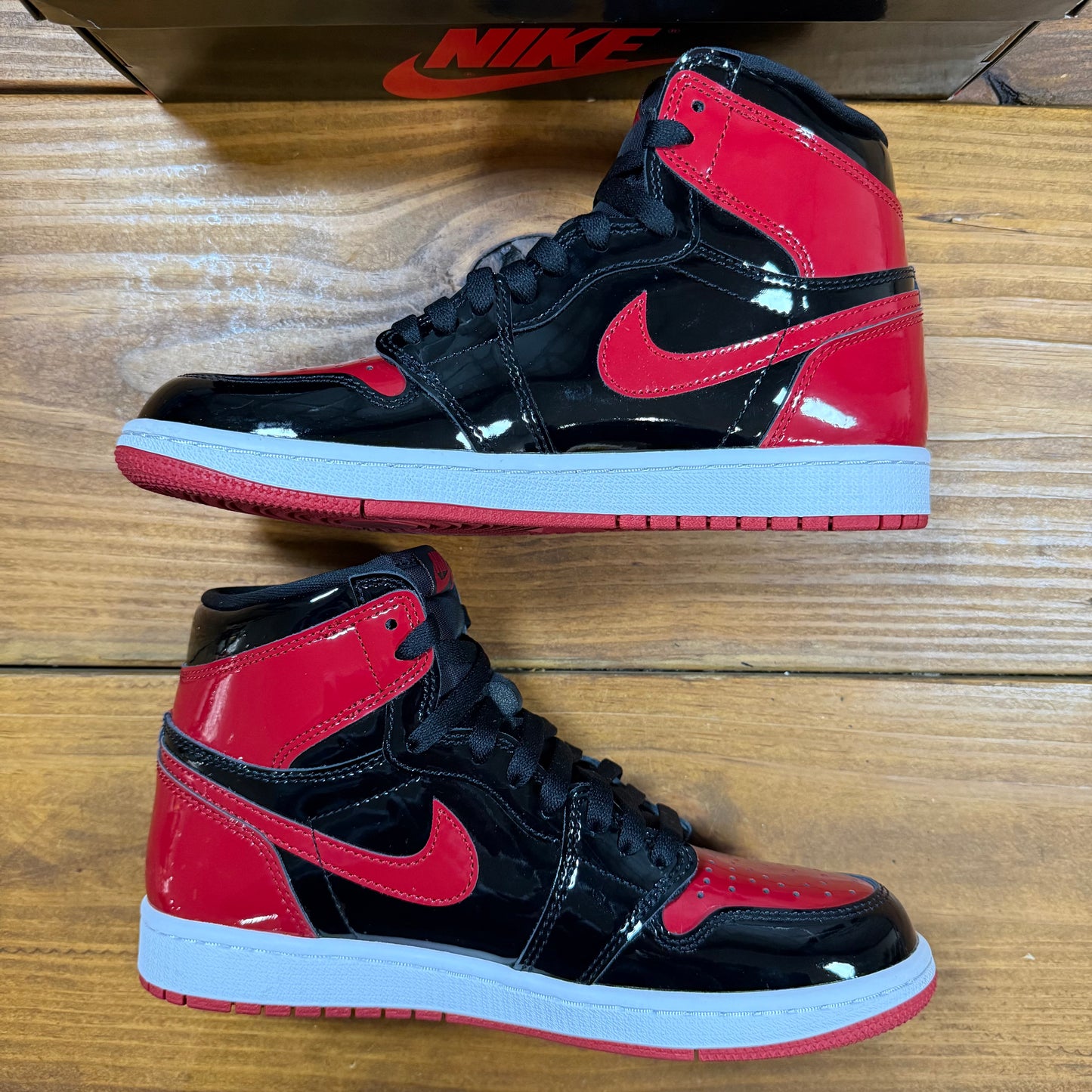 SIZE 8 - Jordan 1 Retro High OG 'Patent Bred' (Used)