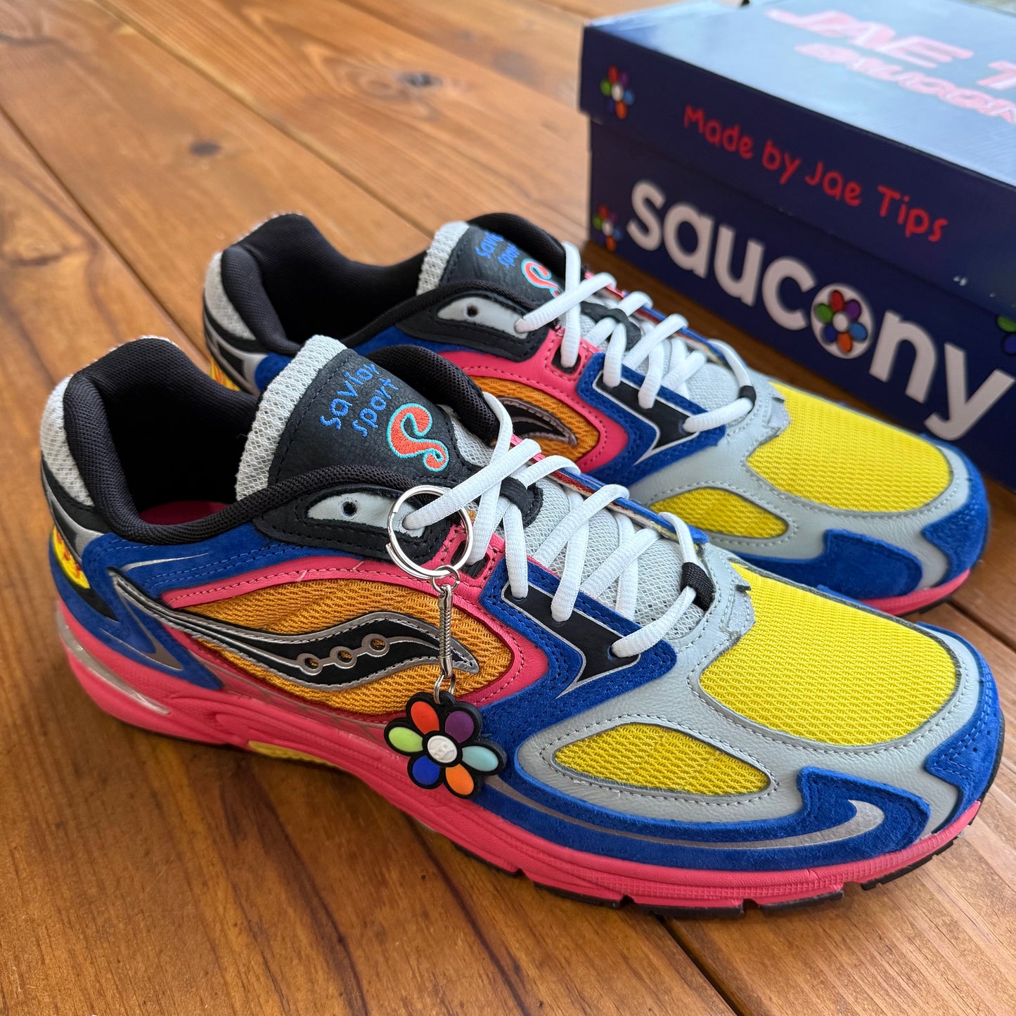 SIZE 13 - Jae Tips x Grid Jazz 9 'I Love You But I'm Busy' (Used)