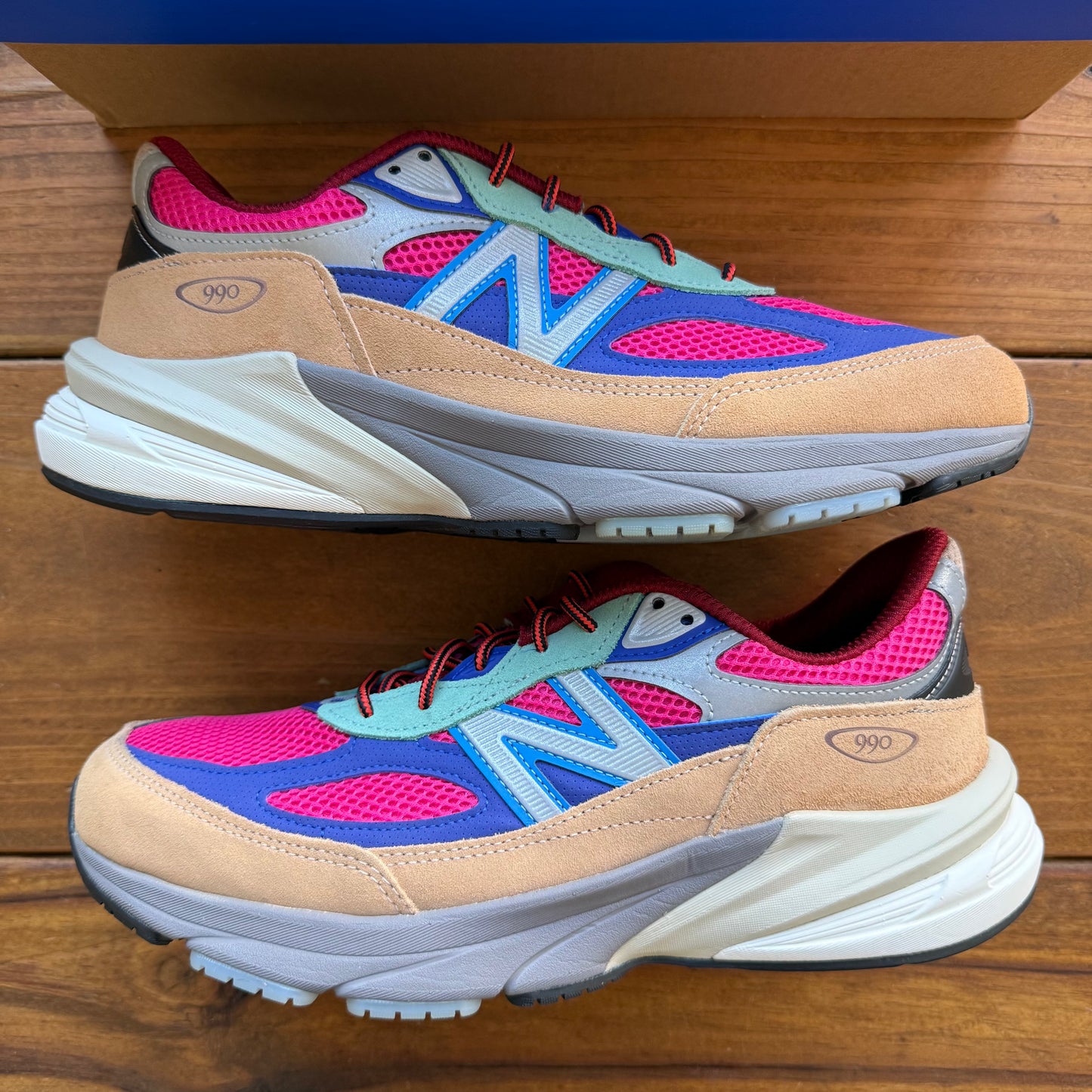 Größe 8.5 - New Balance Action Bronson x 990v6 Made in USA 'Amazõnia' (Gebraucht)