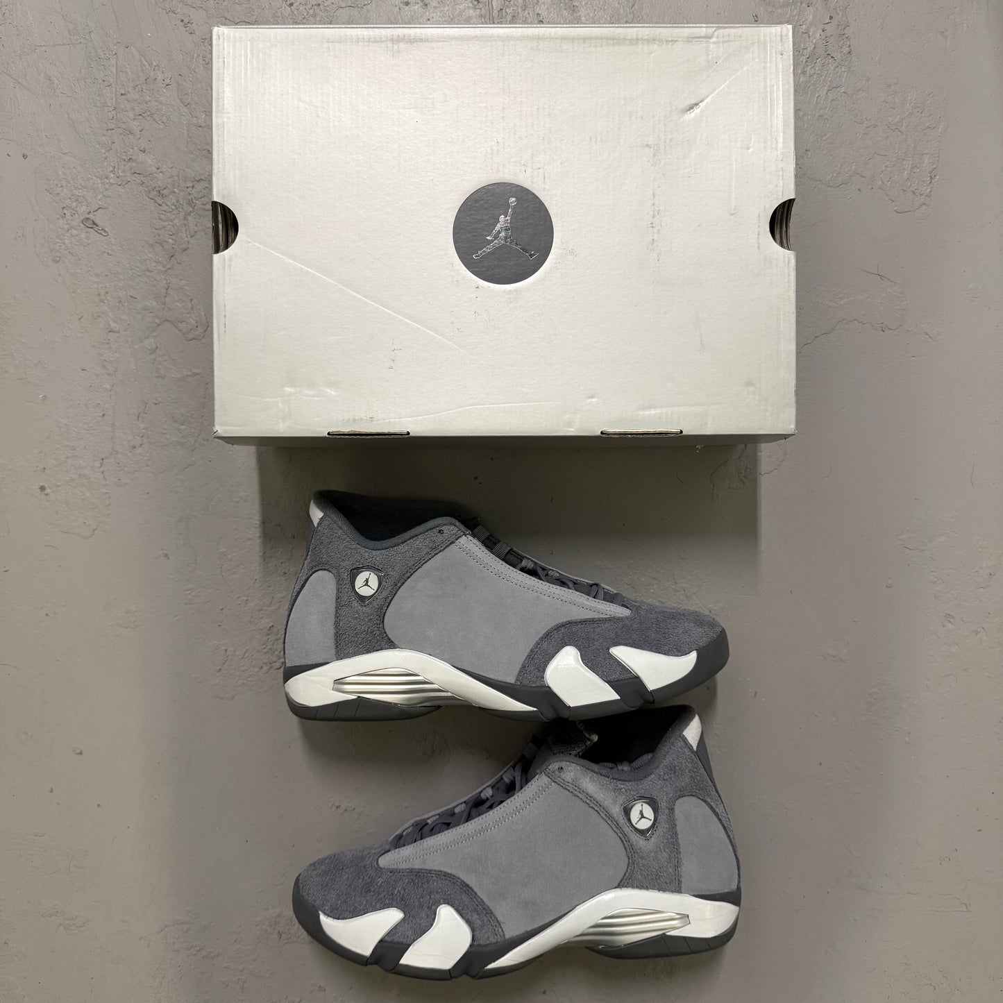 Size 11.5 - Jordan 14 Retro 'Flint Grey' (Used)