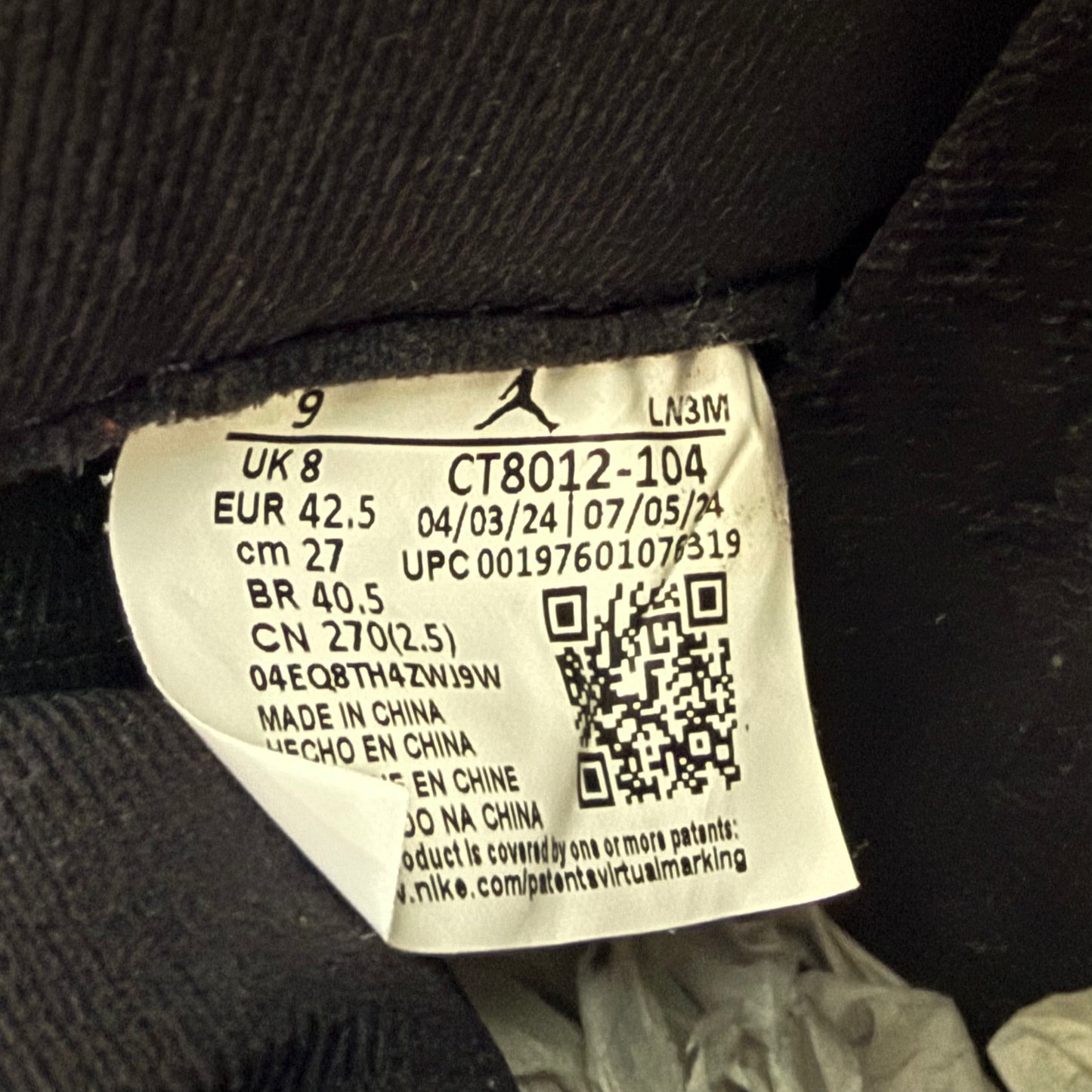 Size 9 - Jordan 11 Retro 'Columbia / Legend Blue' 2024 (Used)