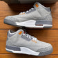 Size 8 - Jordan 3 Retro 'Cool Grey' 2021 (Used)