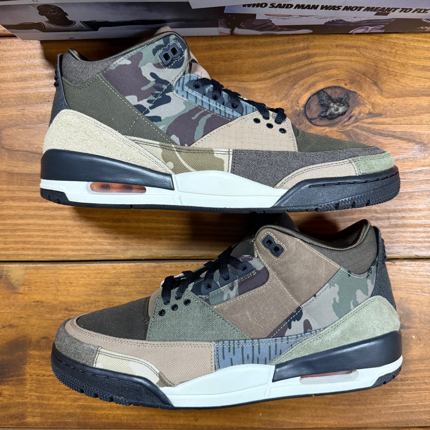 SIZE 12.5 - Jordan 3 Retro 'Patchwork' (Used)