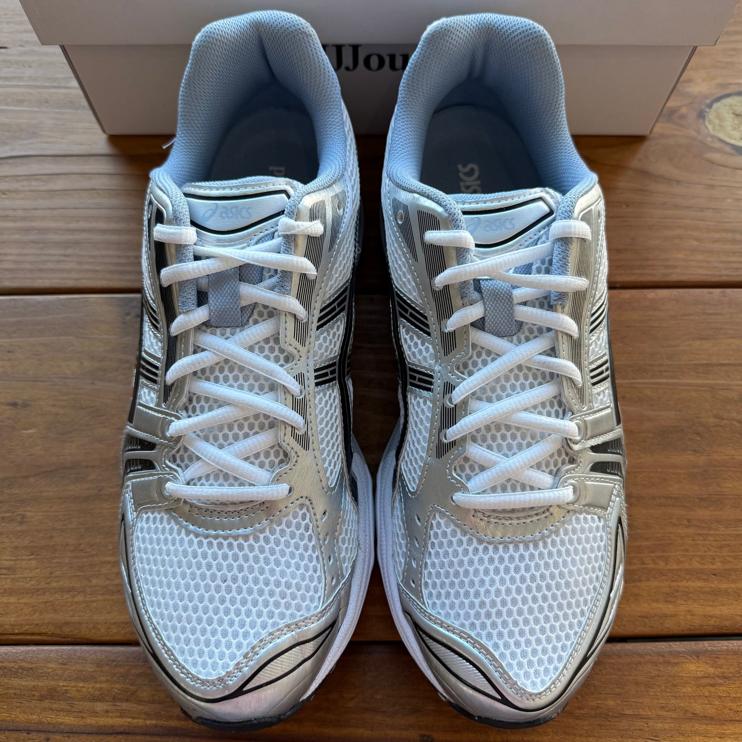 SIZE 11 - JJJJound x Gel Kayano 14 'White Baby Blue' (Used)