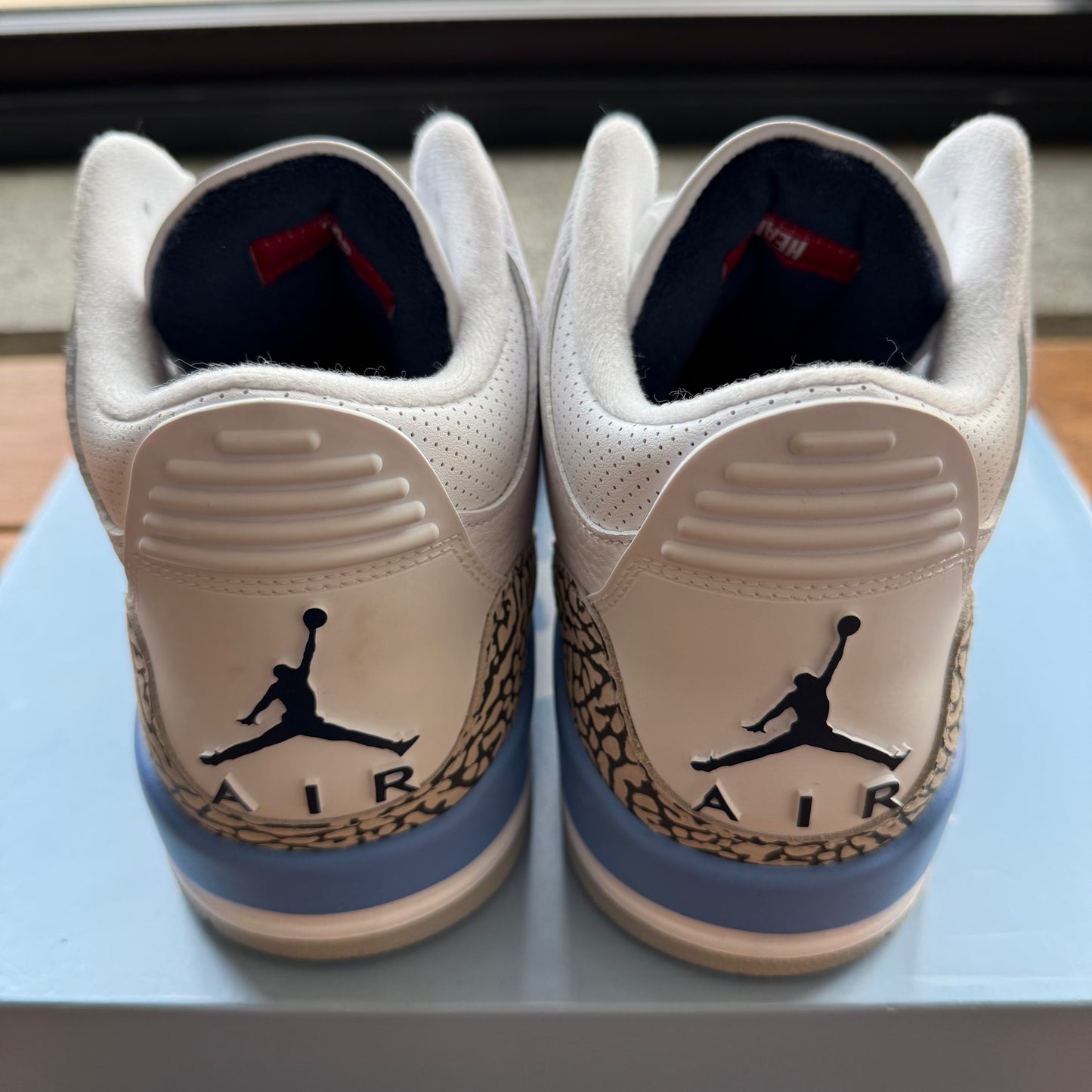SIZE 12 - Jordan 3 Retro 'UNC' (Used)