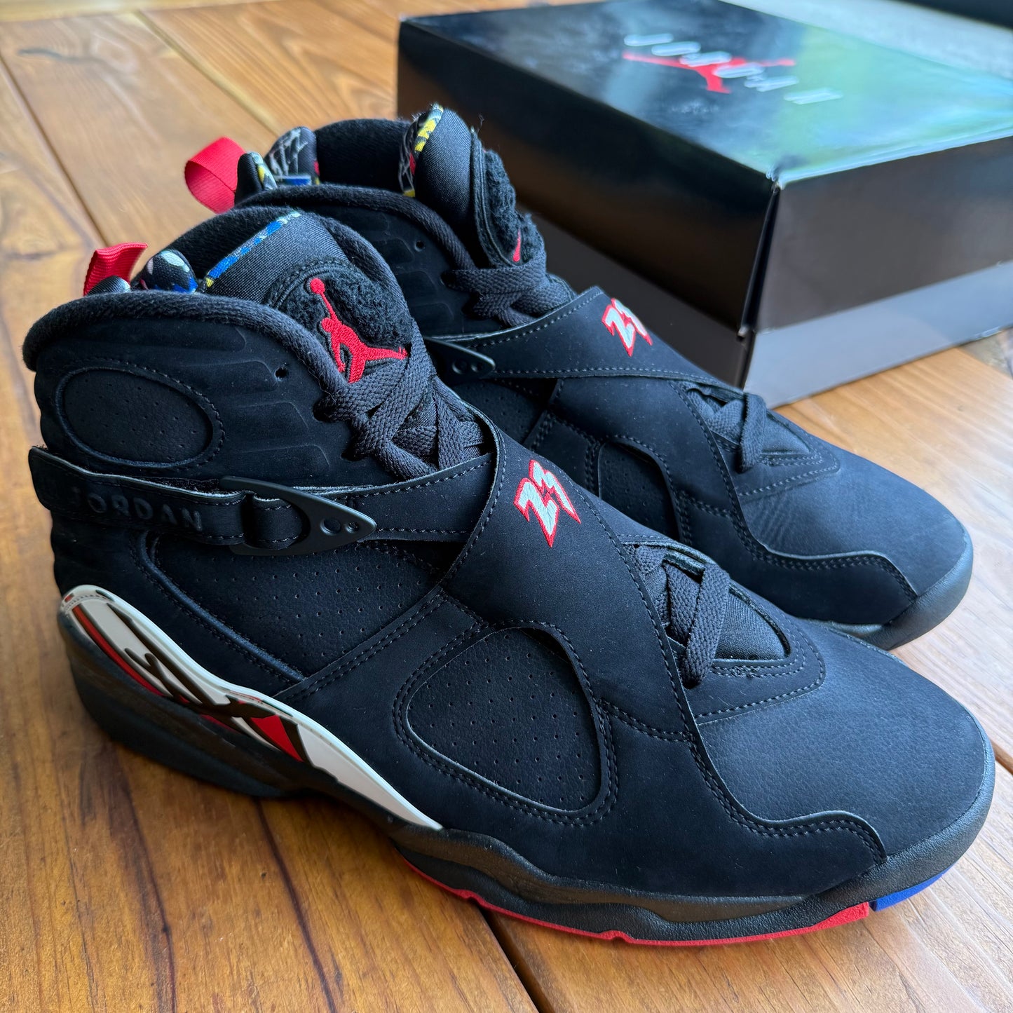 Größe 44.5 - Jordan 8 Retro 'Playoff' 2023 (Gebraucht)