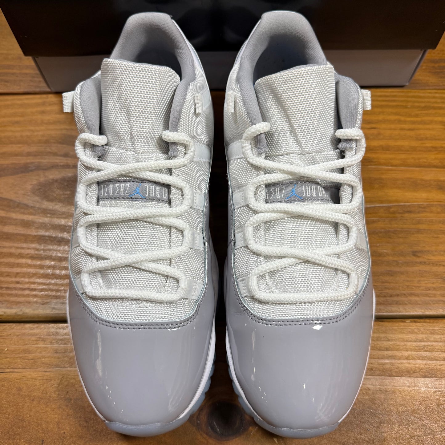 SIZE 10 - Jordan 11 Retro Low 'Cement Grey' (Used)