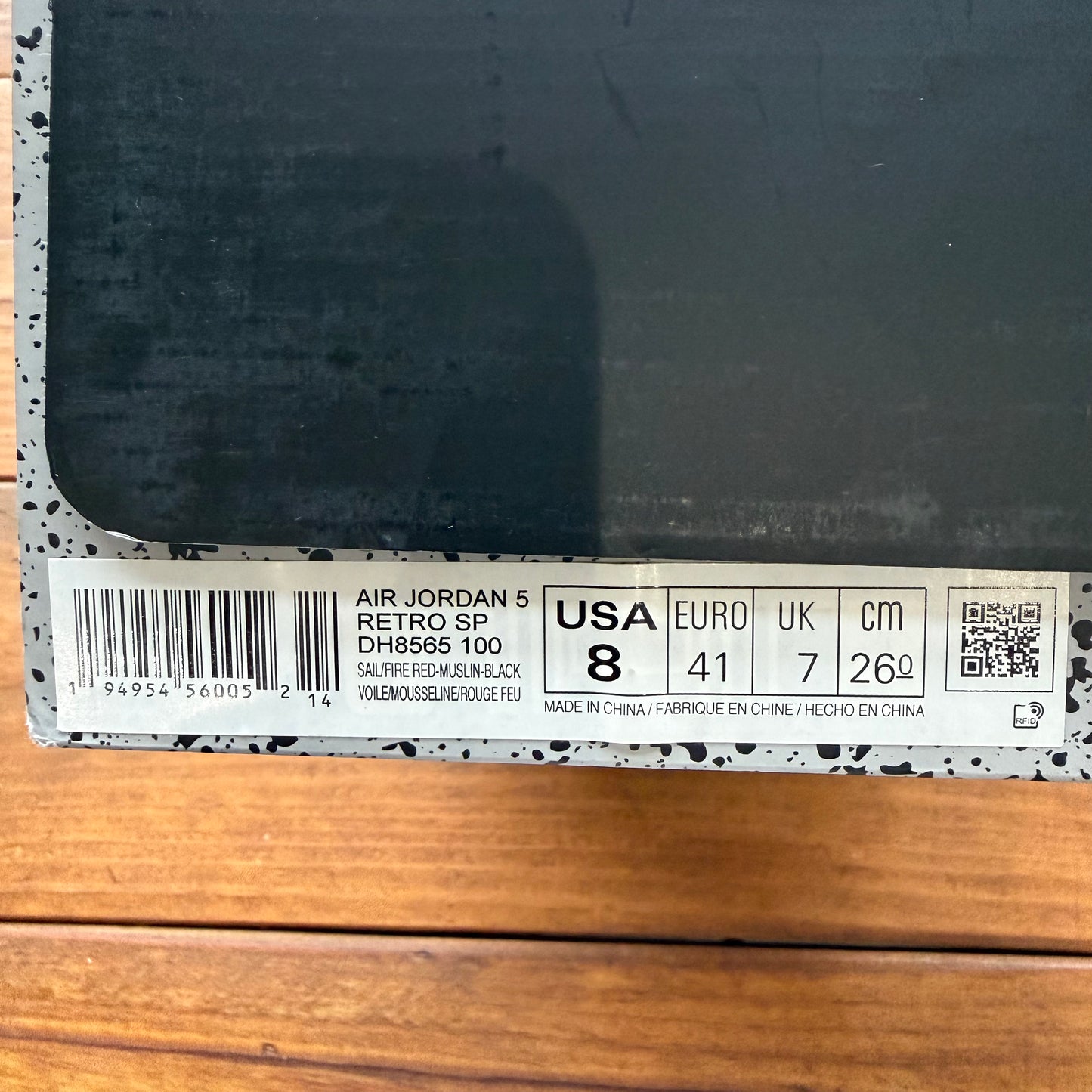 Size 8 - Off-White x Jordan 5 SP 'Sail' (Used)