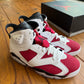 Größe 9.5 - Jordan 6 Retro OG 'Carmine' 2021 (Gebraucht)